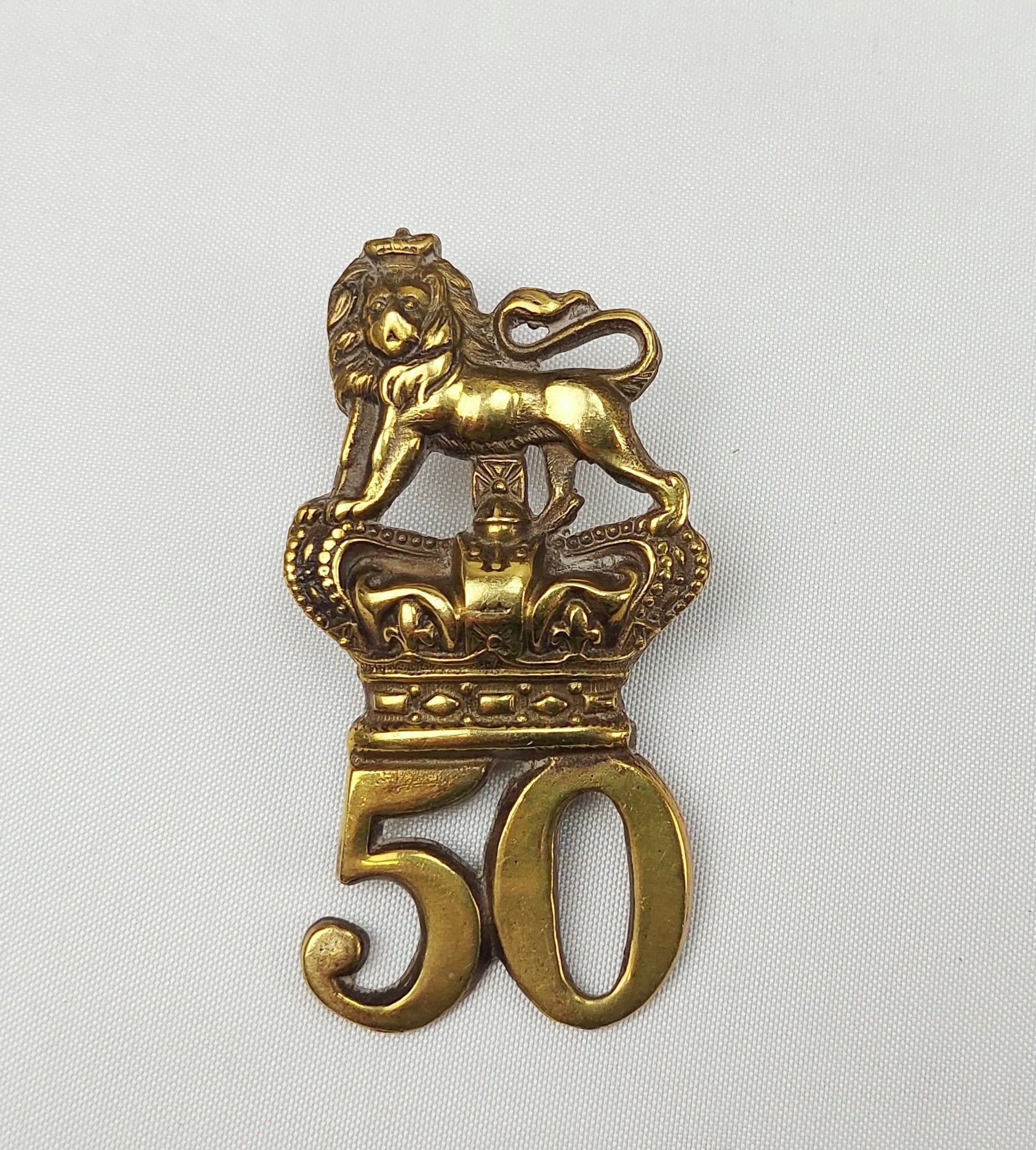 Victorian 50th Regiment Queens Own Glengarry Badge