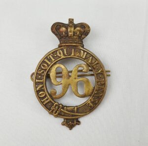 Victorian 96th Regiment Manchester Glengarry Badge
