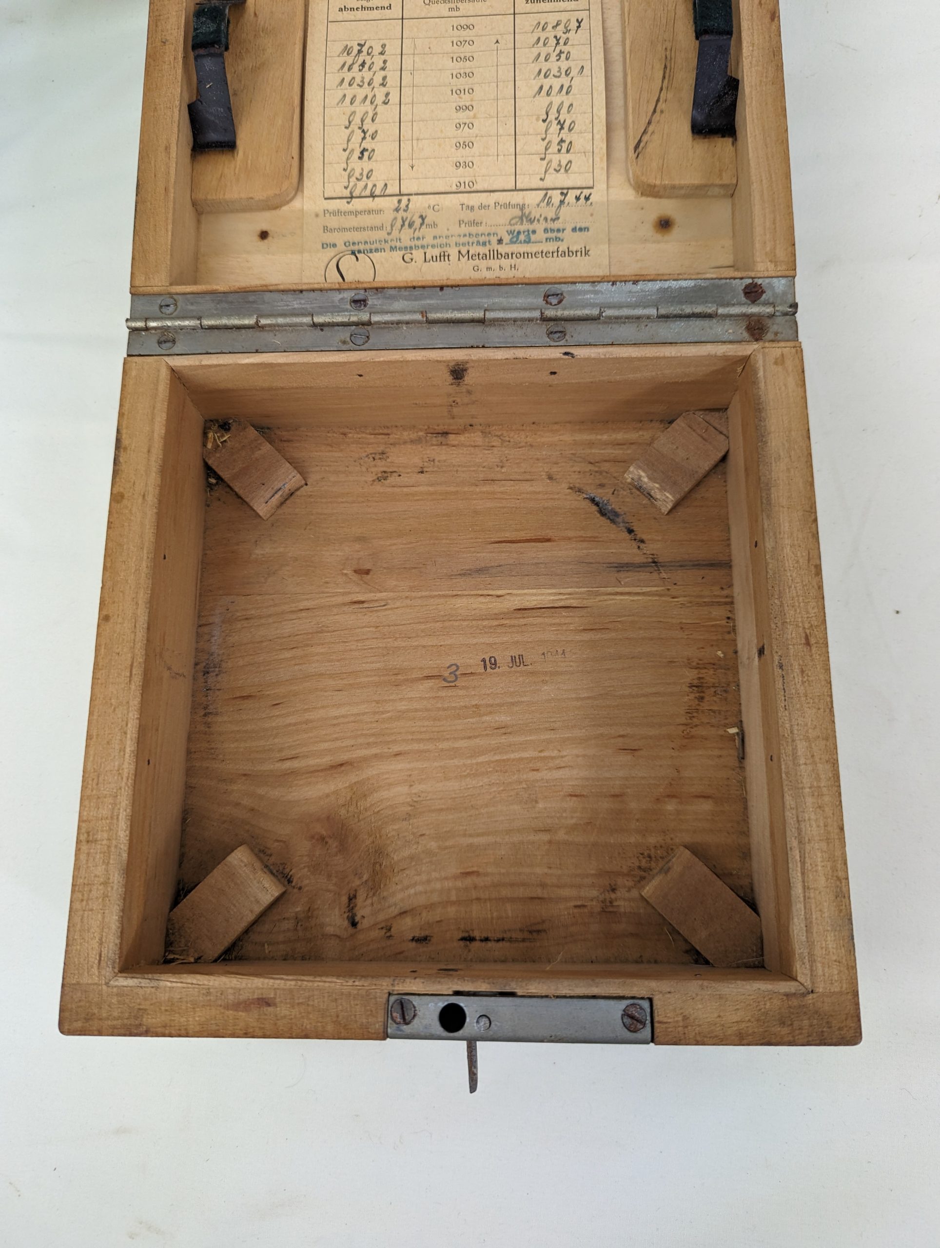 Rare Kriegsmarine German WW2 U-Boat Lufft Barometer - Image 5