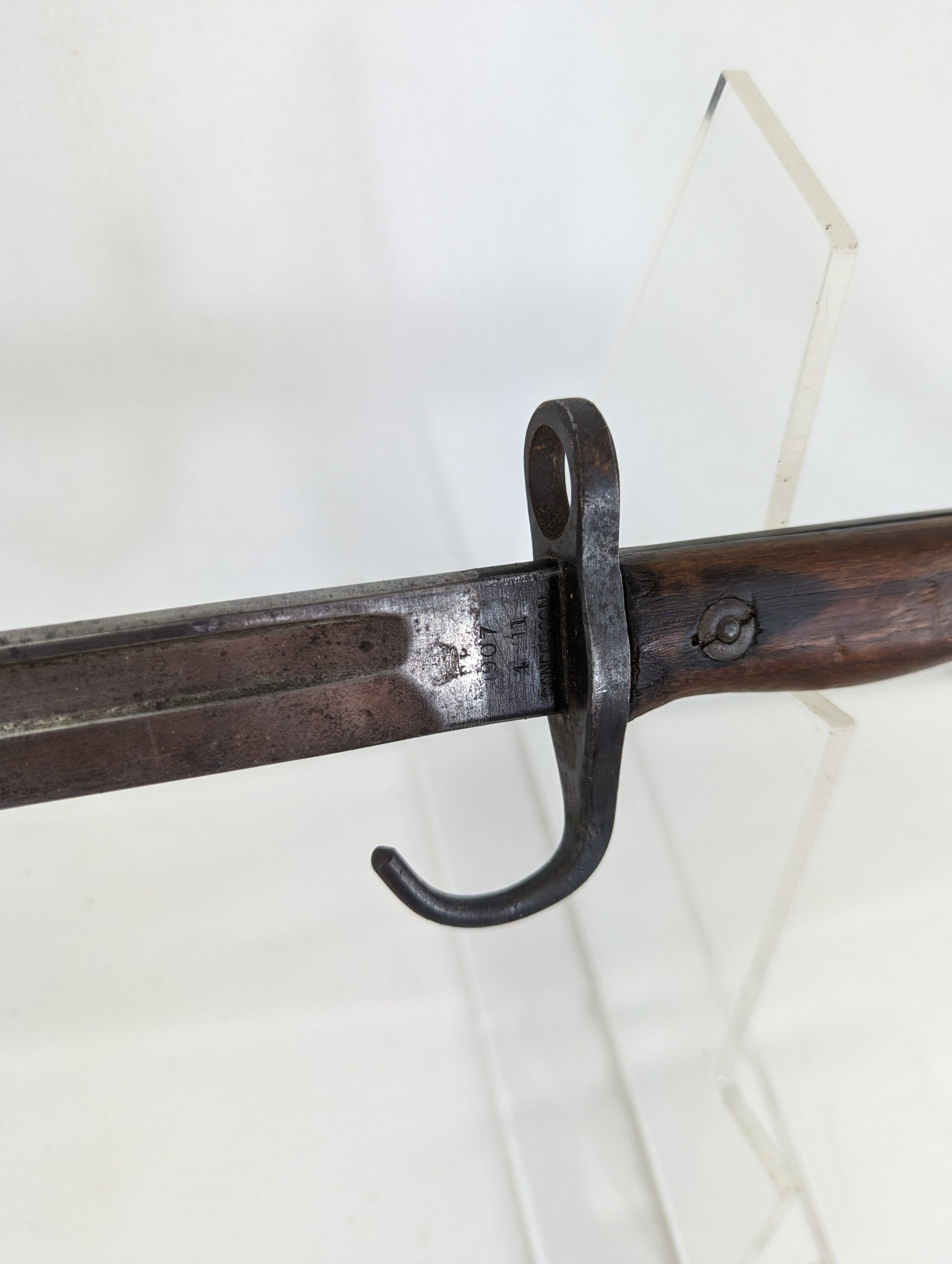 Original British 1907 Pattern Hooked Quillon Bayonet #2 - Image 7