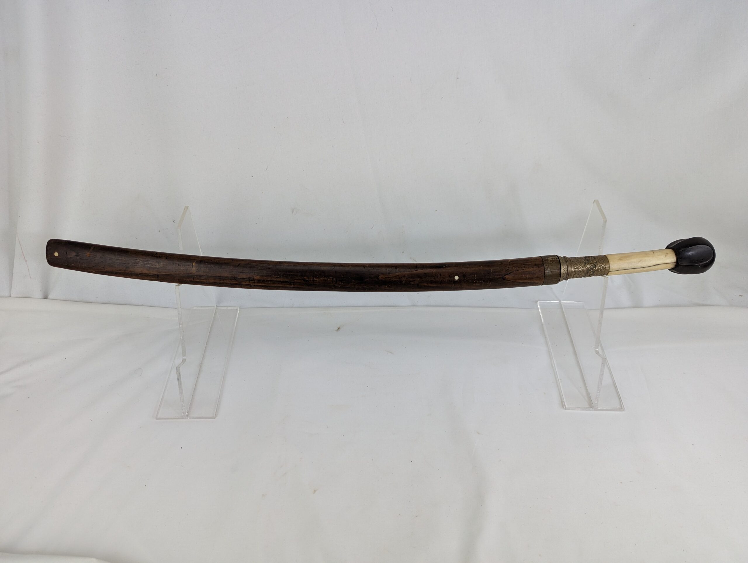 Traditional Burmese Dha Single-Edged Sword - Image 2
