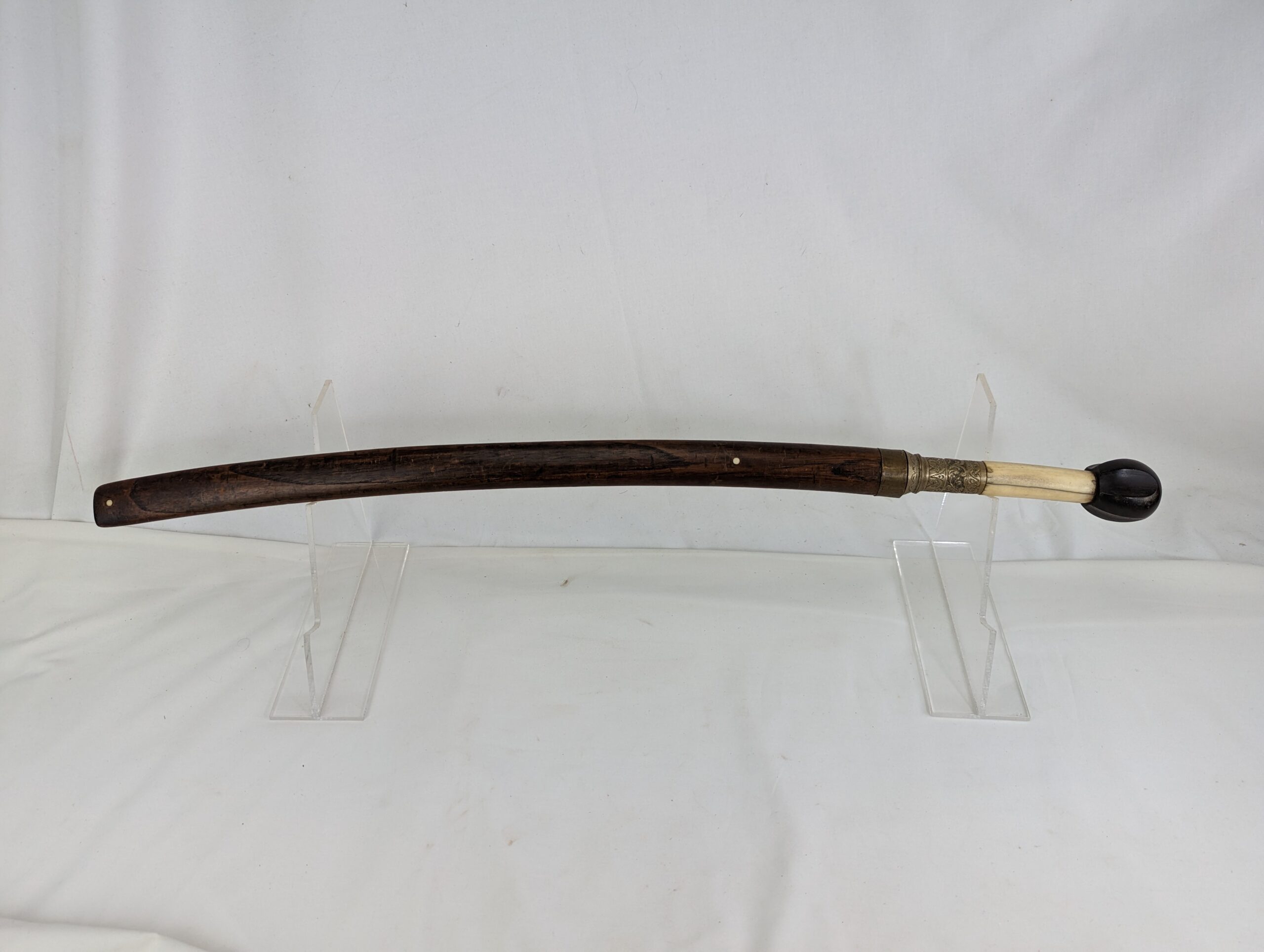 Traditional Burmese Dha Single-Edged Sword - Image 3