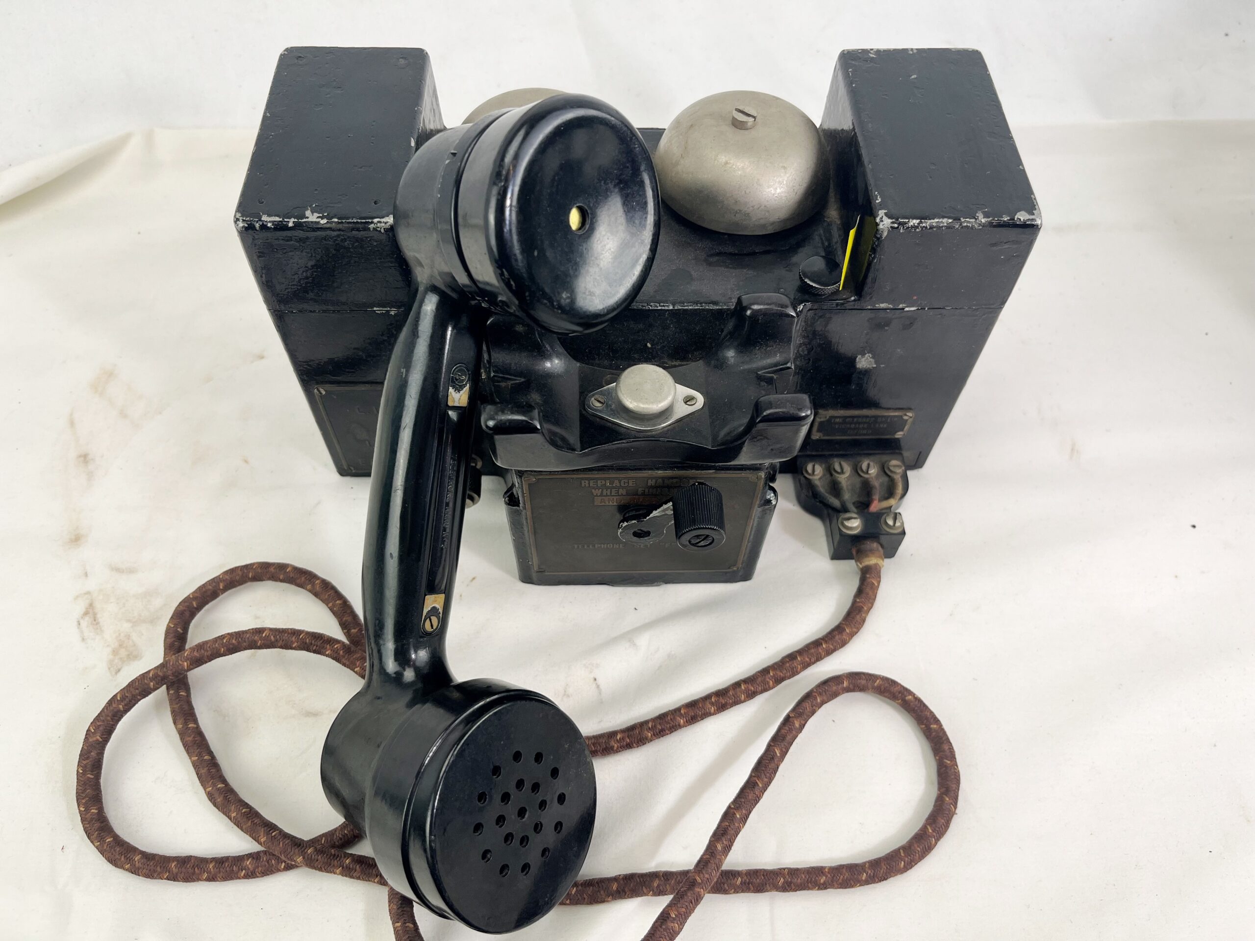 WW2 British Army Telephone Set F #2 - Image 12
