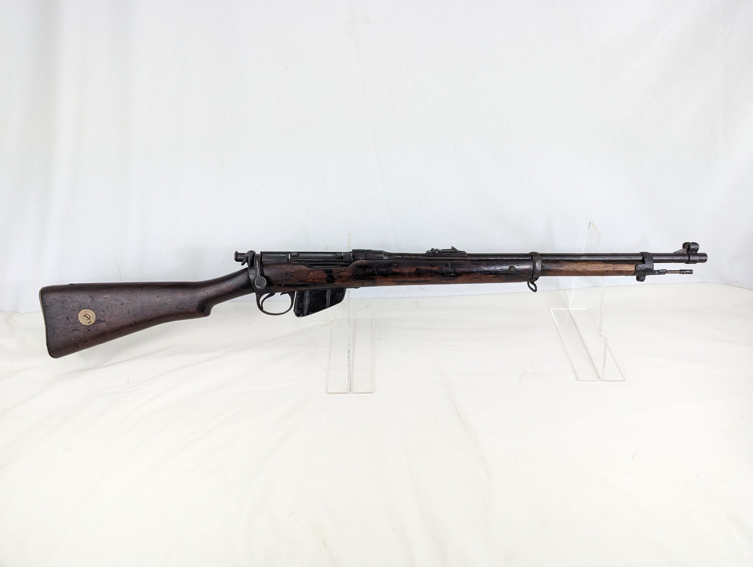 1893 Boer War Era Lee-Metford Rifle with Original Saddle Holster - Deactivated