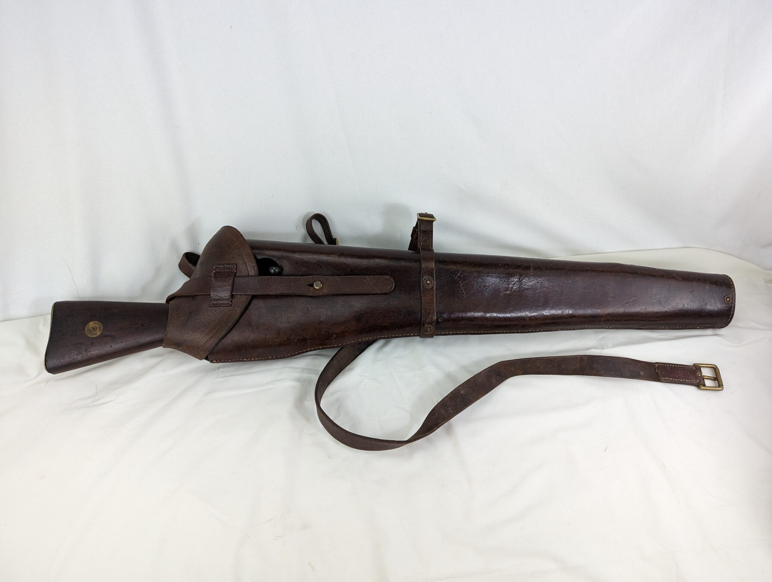 1893 Boer War Era Lee-Metford Rifle with Original Saddle Holster - Deactivated - Image 10