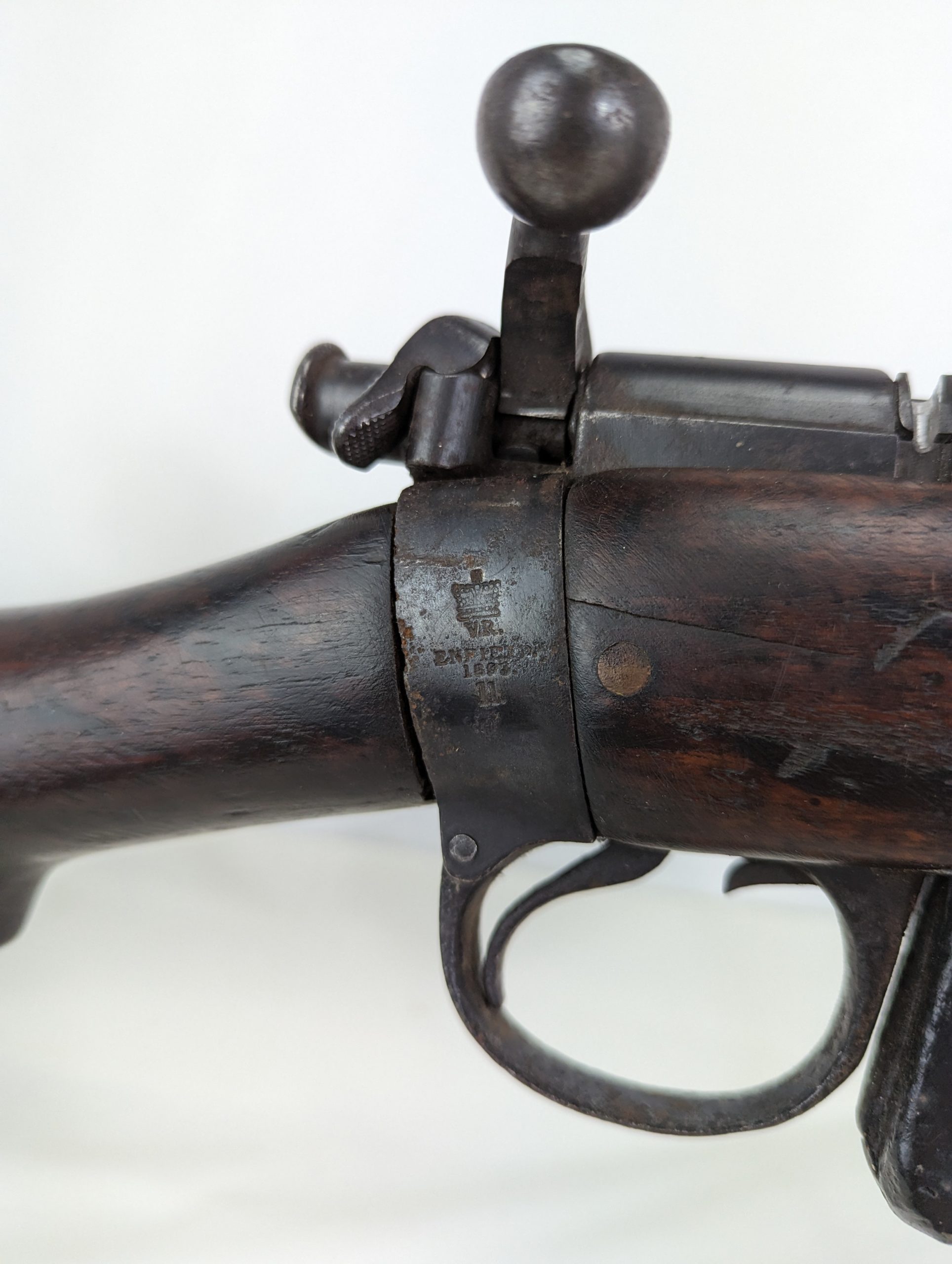 1893 Boer War Era Lee-Metford Rifle with Original Saddle Holster - Deactivated - Image 2