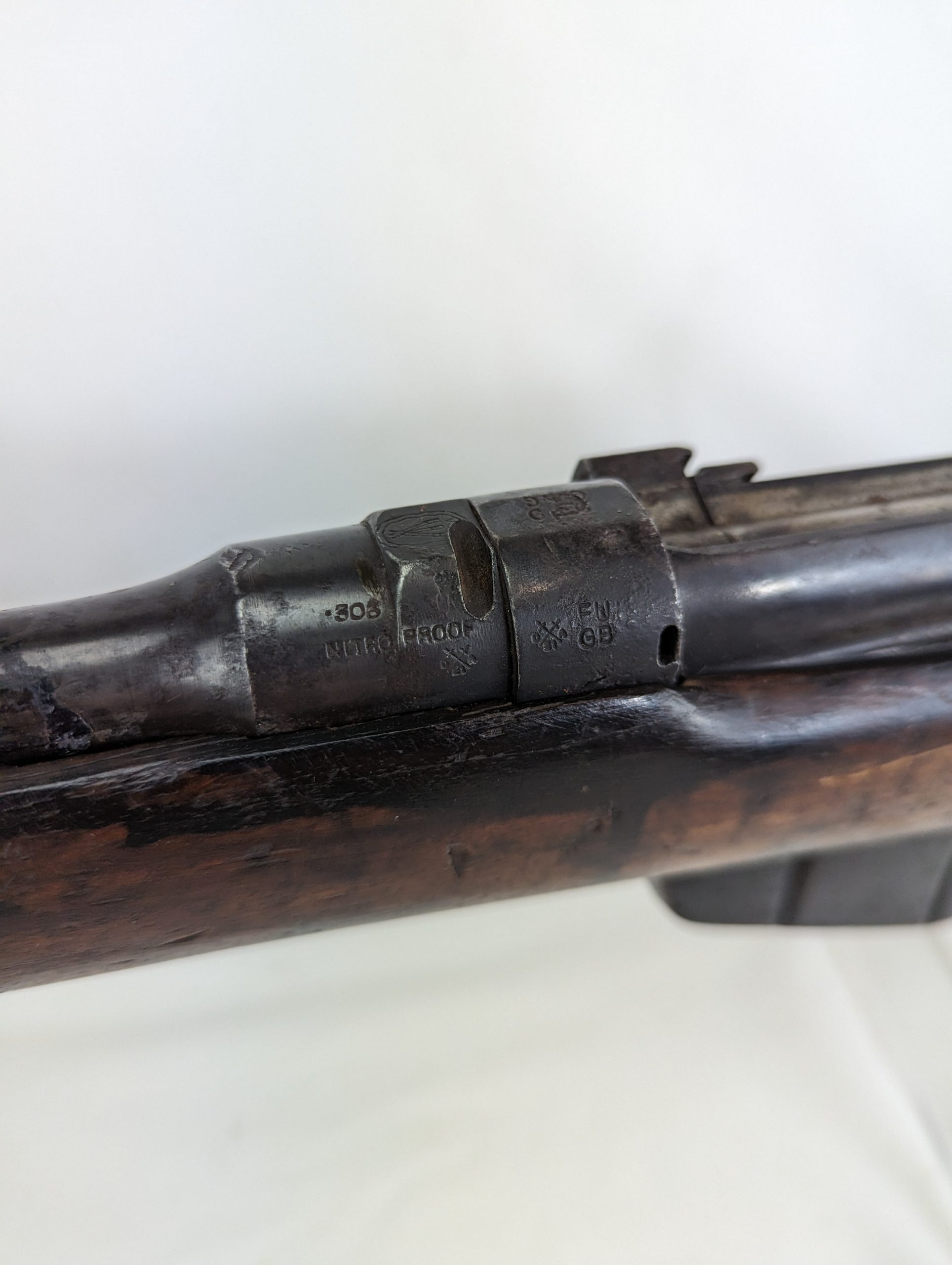 1893 Boer War Era Lee-Metford Rifle with Original Saddle Holster - Deactivated - Image 7