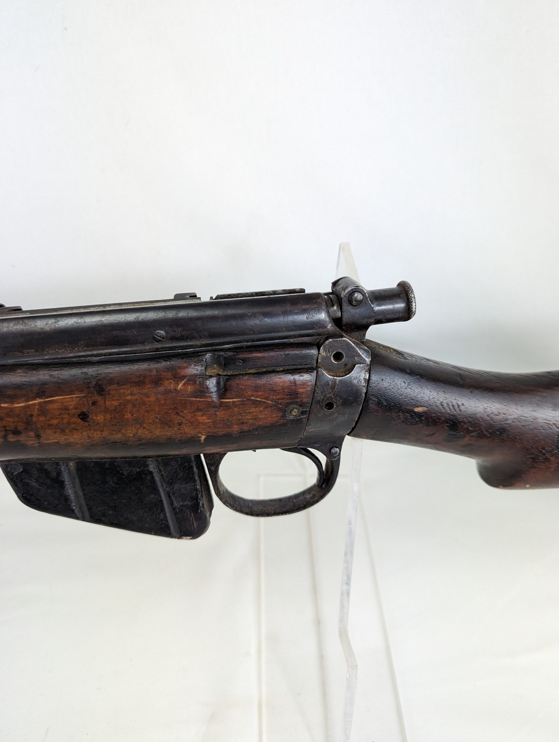 1893 Boer War Era Lee-Metford Rifle with Original Saddle Holster - Deactivated - Image 8