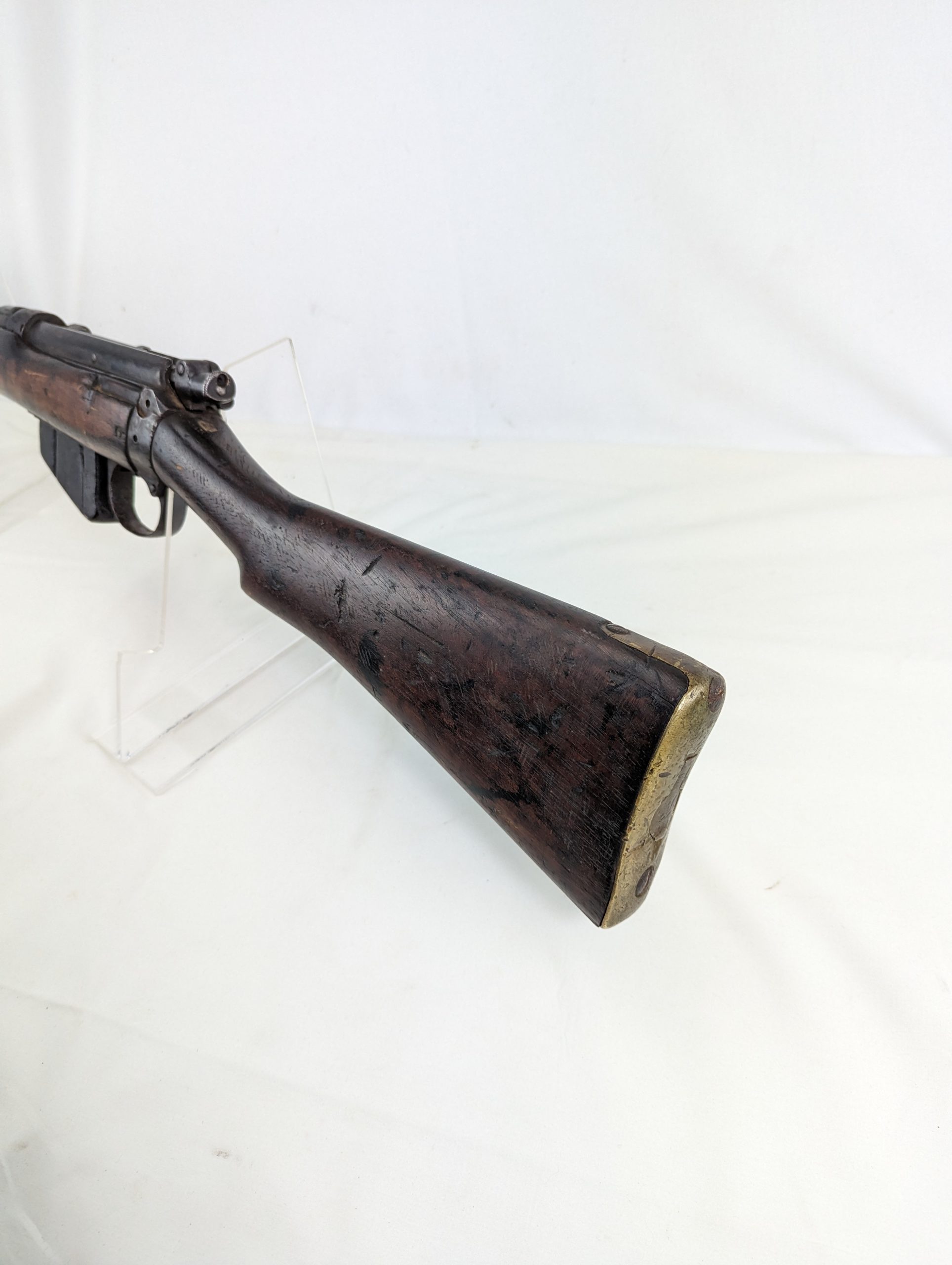 1893 Boer War Era Lee-Metford Rifle with Original Saddle Holster - Deactivated - Image 9