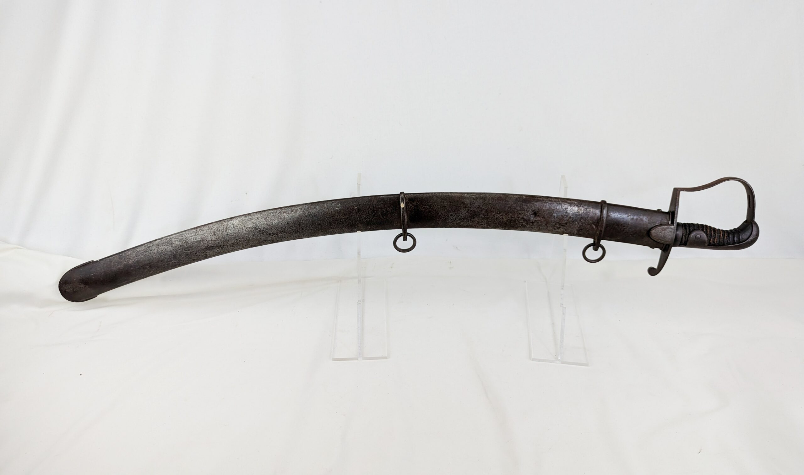 Original 1796 Pattern Osborn & Gunby Light Cavalry Sabre and Scabbard - Image 10