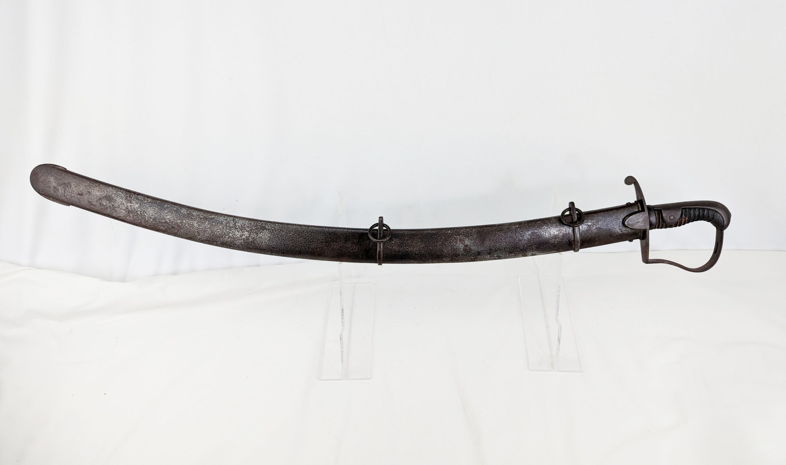 Original 1796 Pattern Osborn & Gunby Light Cavalry Sabre and Scabbard - Image 9