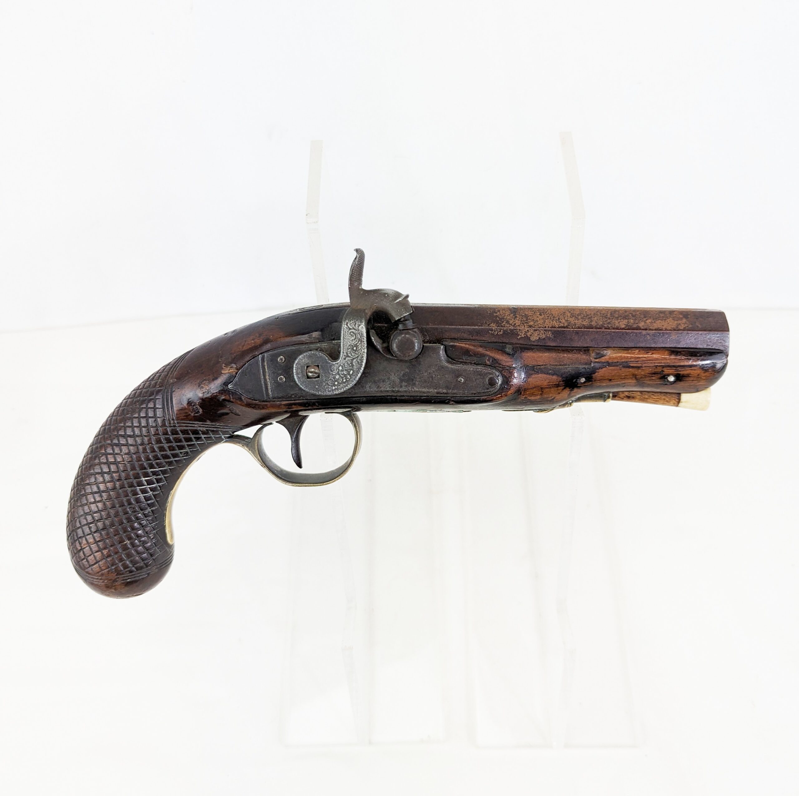 19th Century Percussion Manstopper Pistol