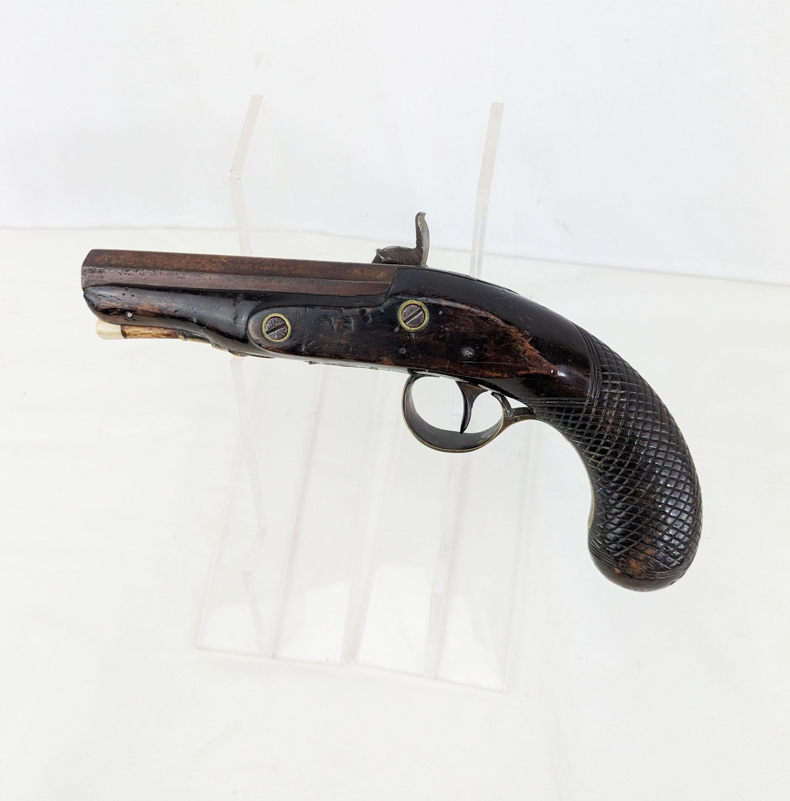 19th Century Percussion Manstopper Pistol - Image 3
