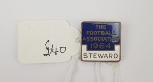 The Football Association Steward 1964 Badge