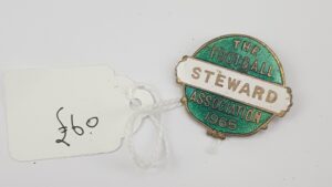 The Football Association Steward 1965 Badge #4