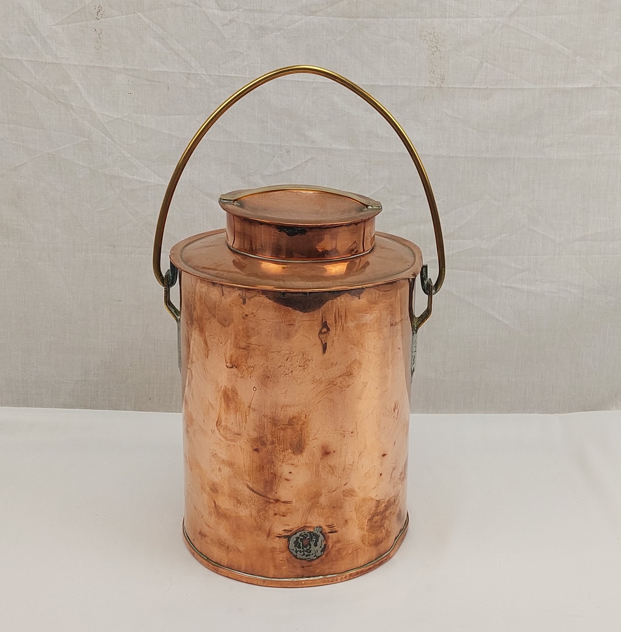 Victorian Copper Milk Churn