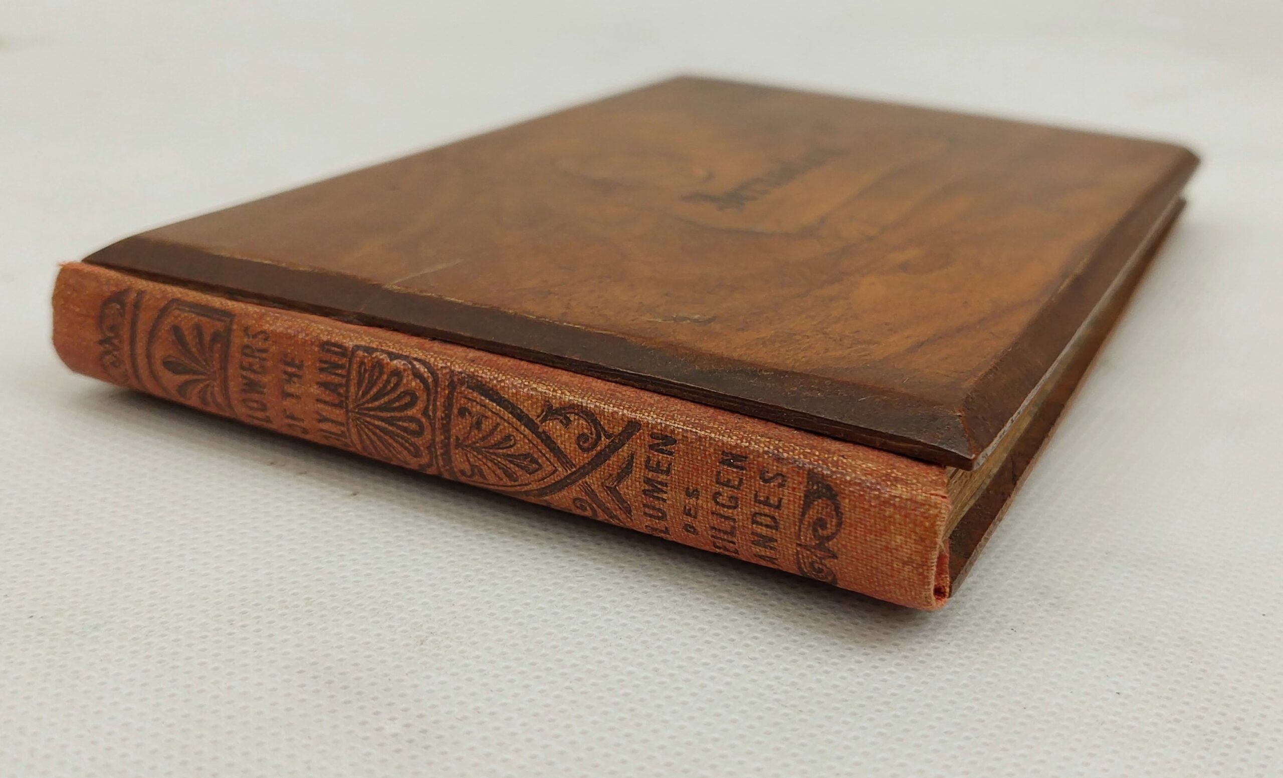 WW1 Era Jerusalem Wooden Bound Postcard Album - Image 3
