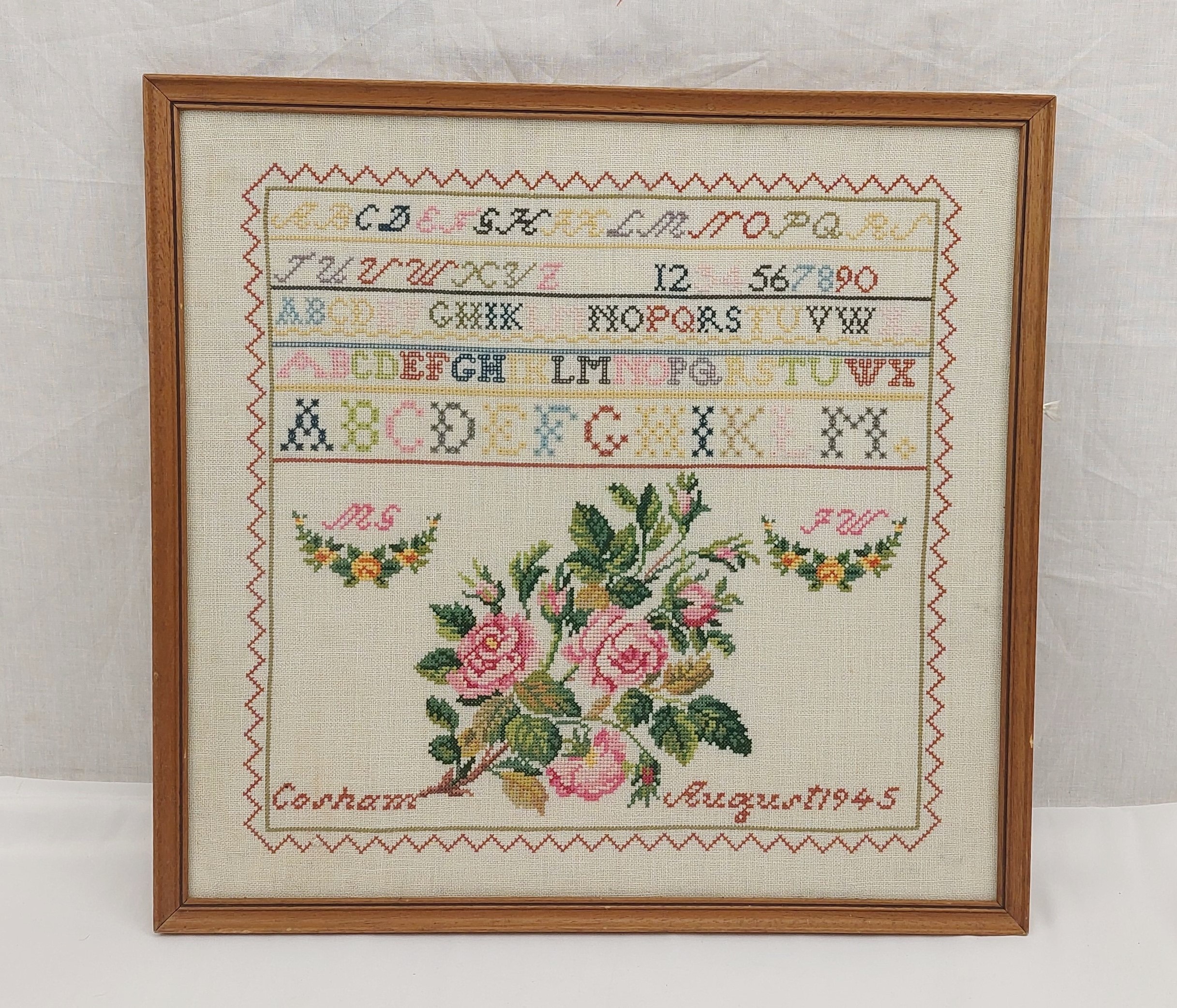 1945 Dated Woolwork Tapestry
