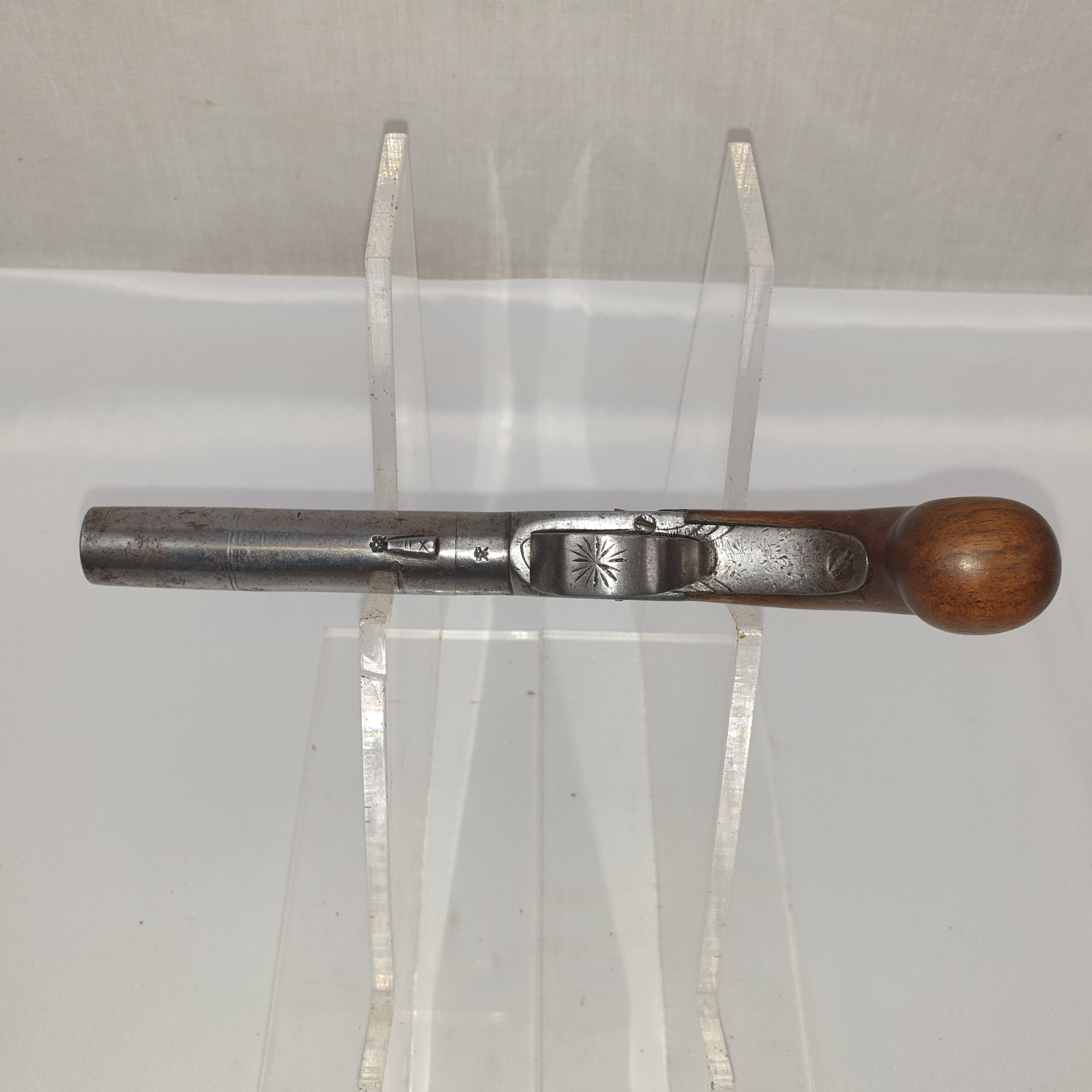 19th Century Boxlock Percussion Pocket Pistol - Image 4