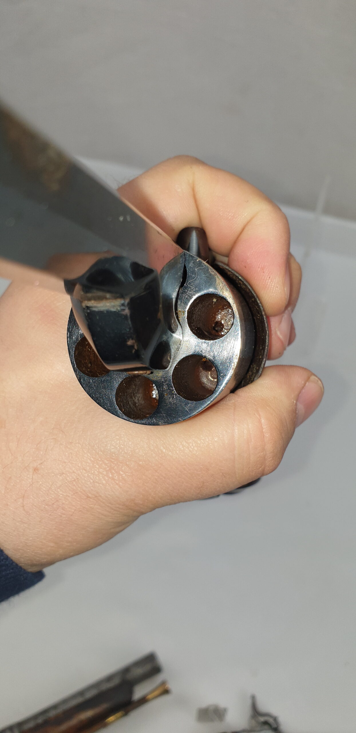 19th Century English Transitional Revolver - Image 7