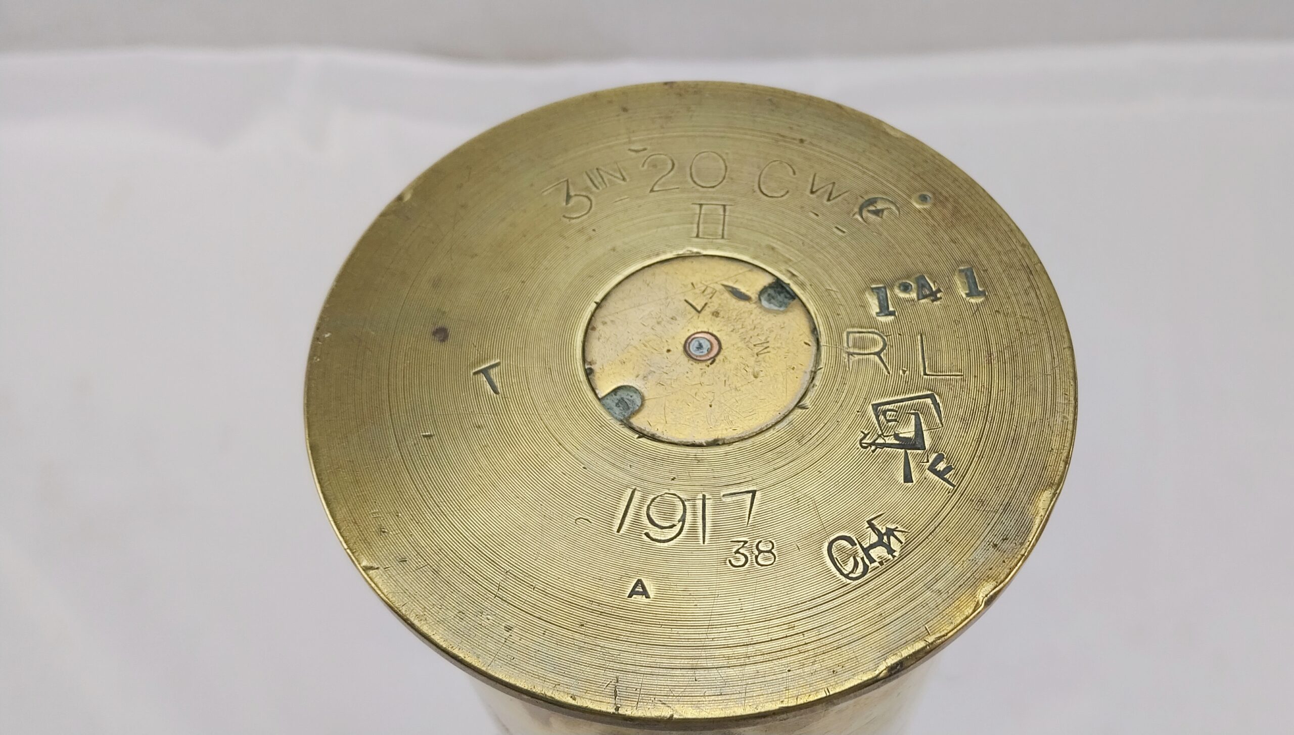 WW1 British 3 Inch 20cwt Artillery Shell - Image 4