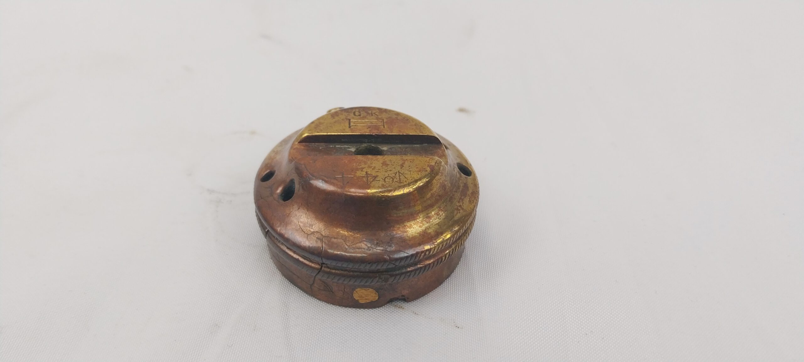 WW1 British 4.5 inch Howitzer Smoke Artillery Shell - Image 5