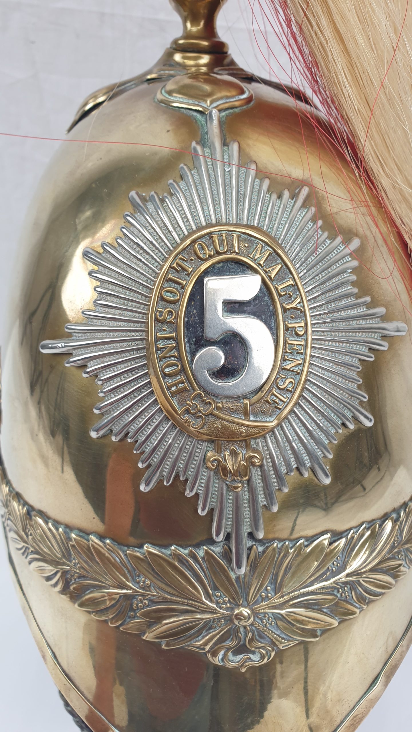 5th Dragoon Guards 1871 Pattern Military Helmet - Image 7