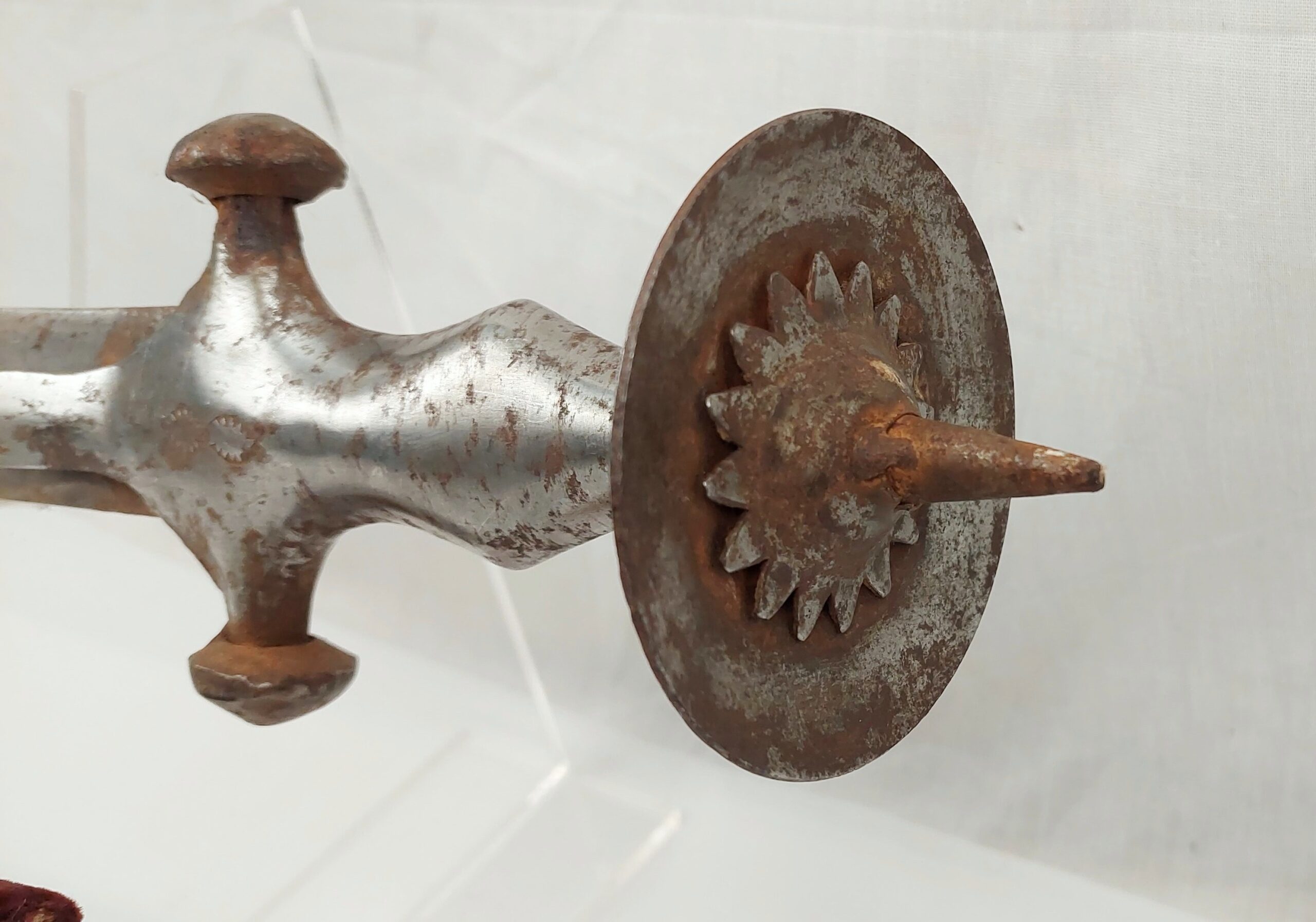 Antique Indian Tulwar And Scabbard #2 - Image 12
