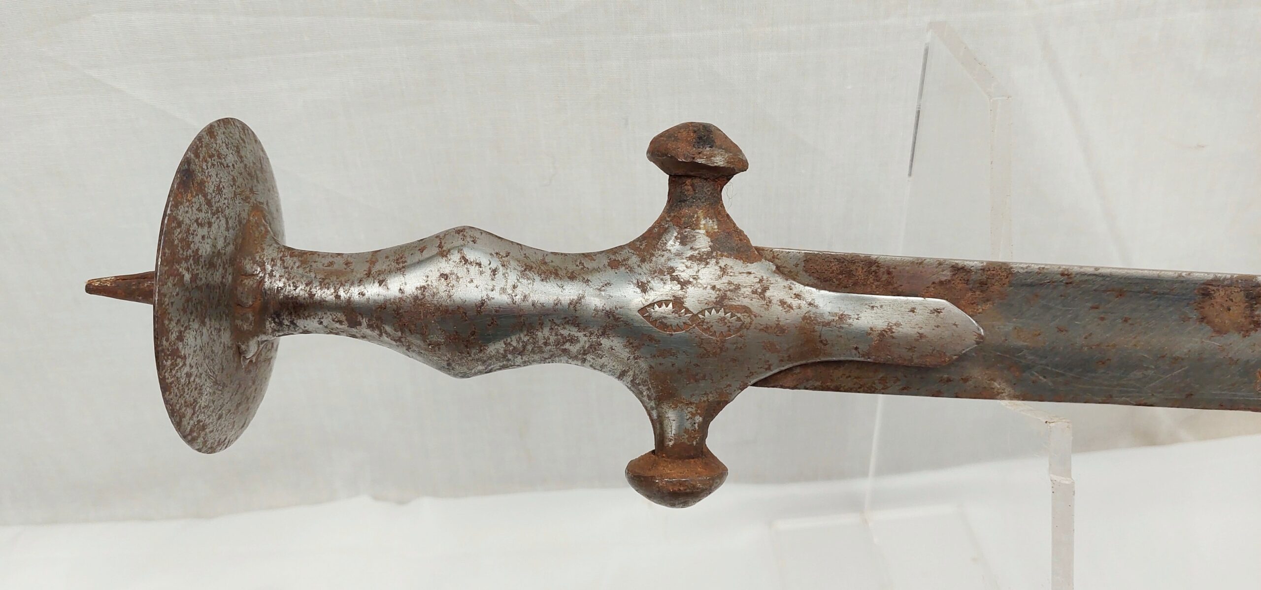 Antique Indian Tulwar And Scabbard #2 - Image 2