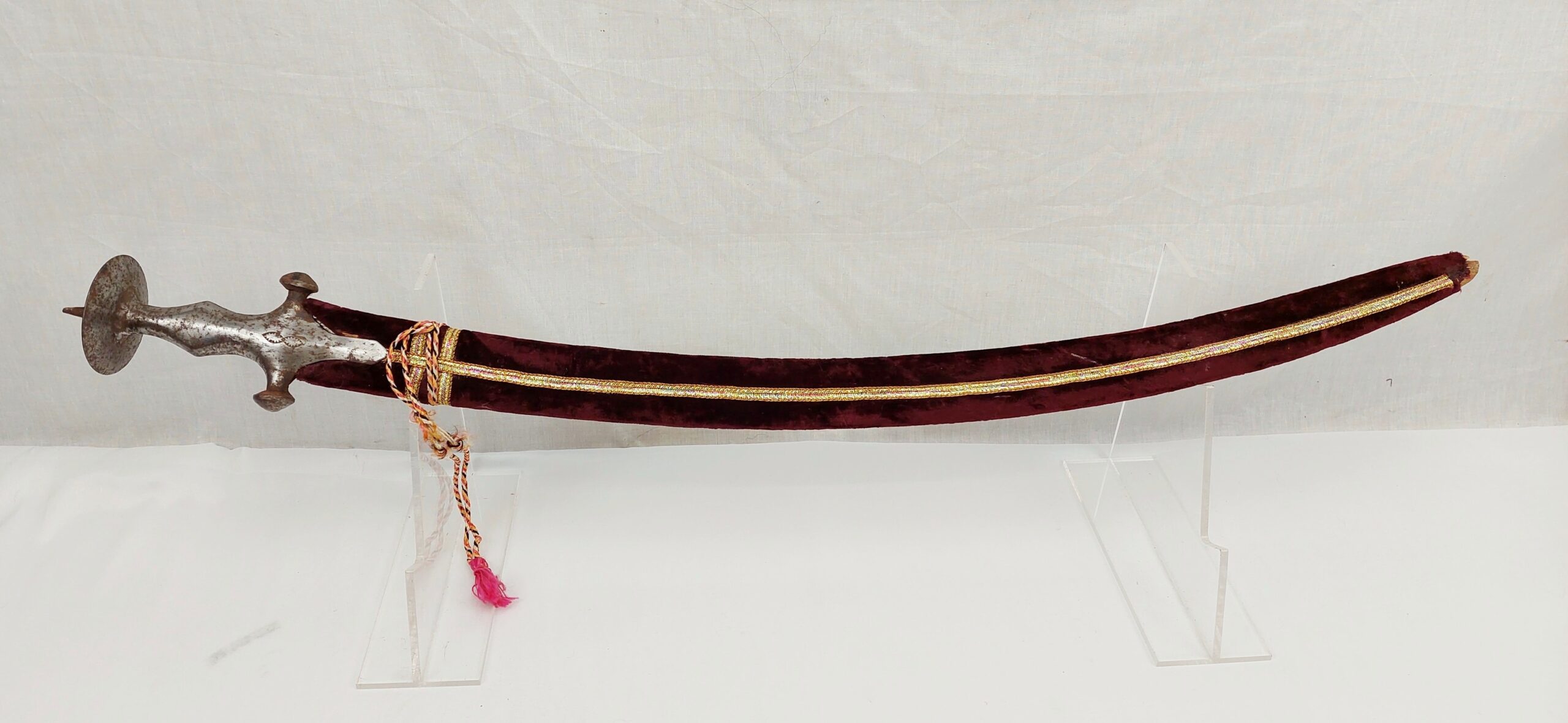Antique Indian Tulwar And Scabbard #2 - Image 3