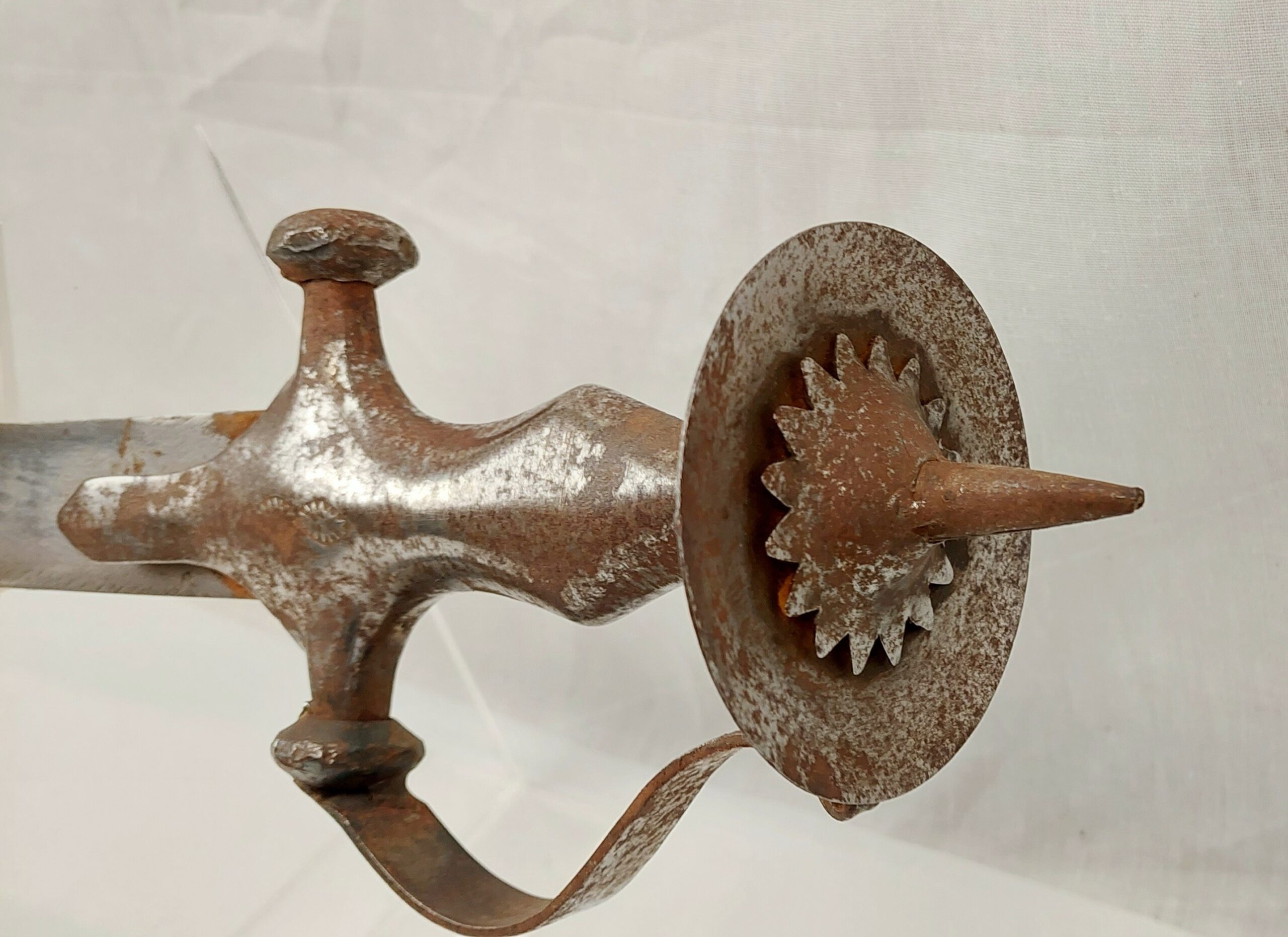 Antique Indian Tulwar And Scabbard #3 - Image 11