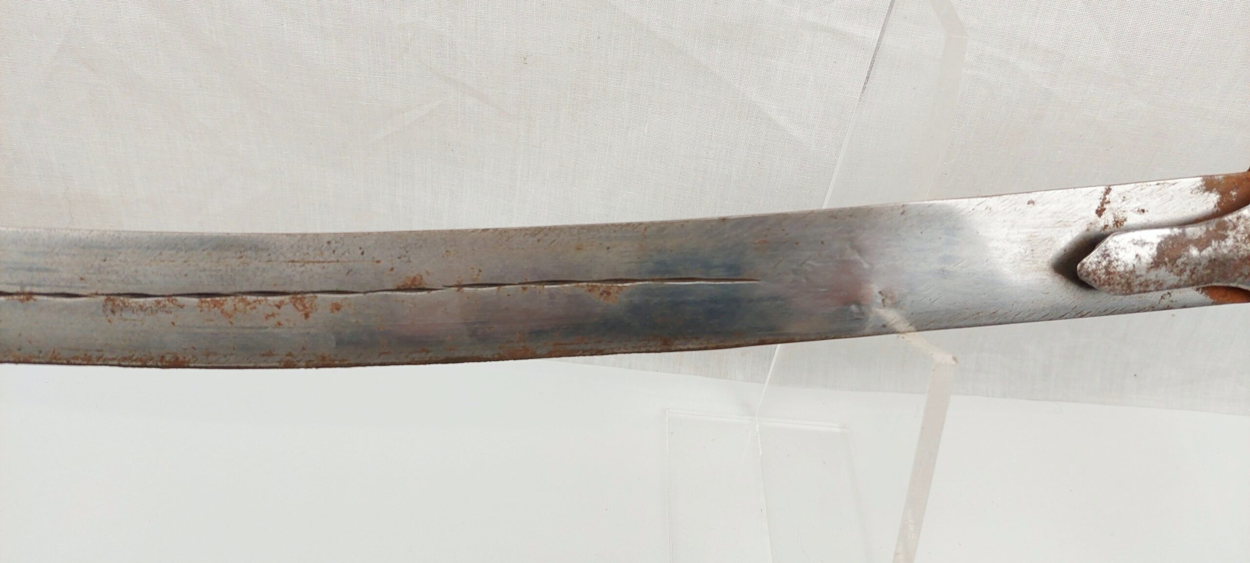 Antique Indian Tulwar And Scabbard #3 - Image 9