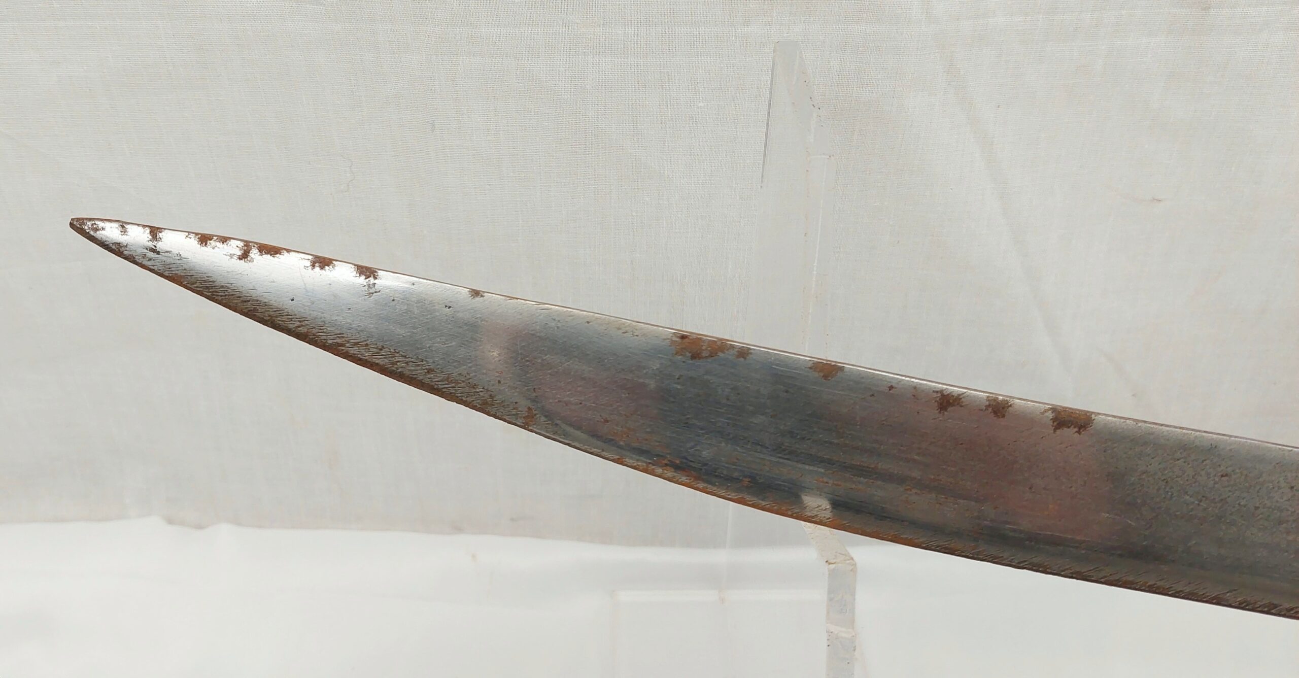 Antique Indian Tulwar And Scabbard #3 - Image 6