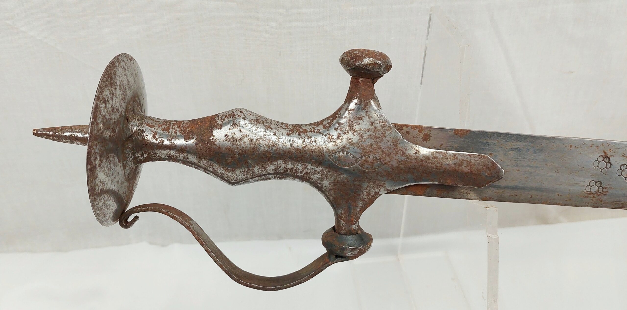Antique Indian Tulwar And Scabbard #3 - Image 20