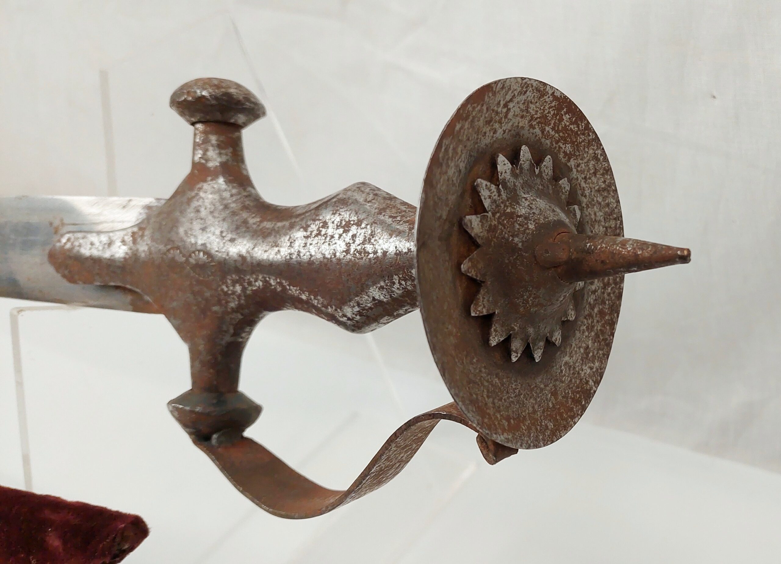Antique Indian Tulwar And Scabbard #4 - Image 10