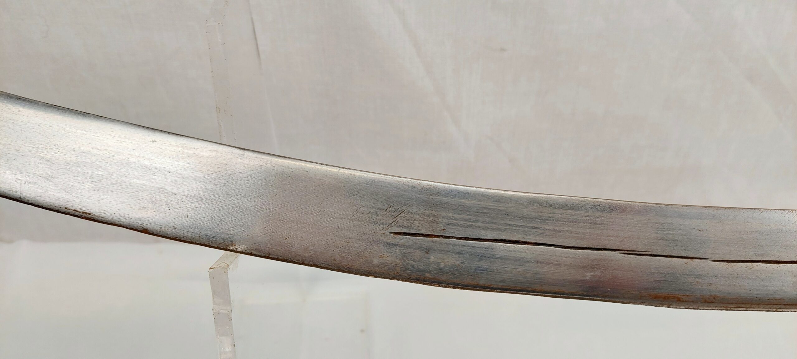 Antique Indian Tulwar And Scabbard #4 - Image 6