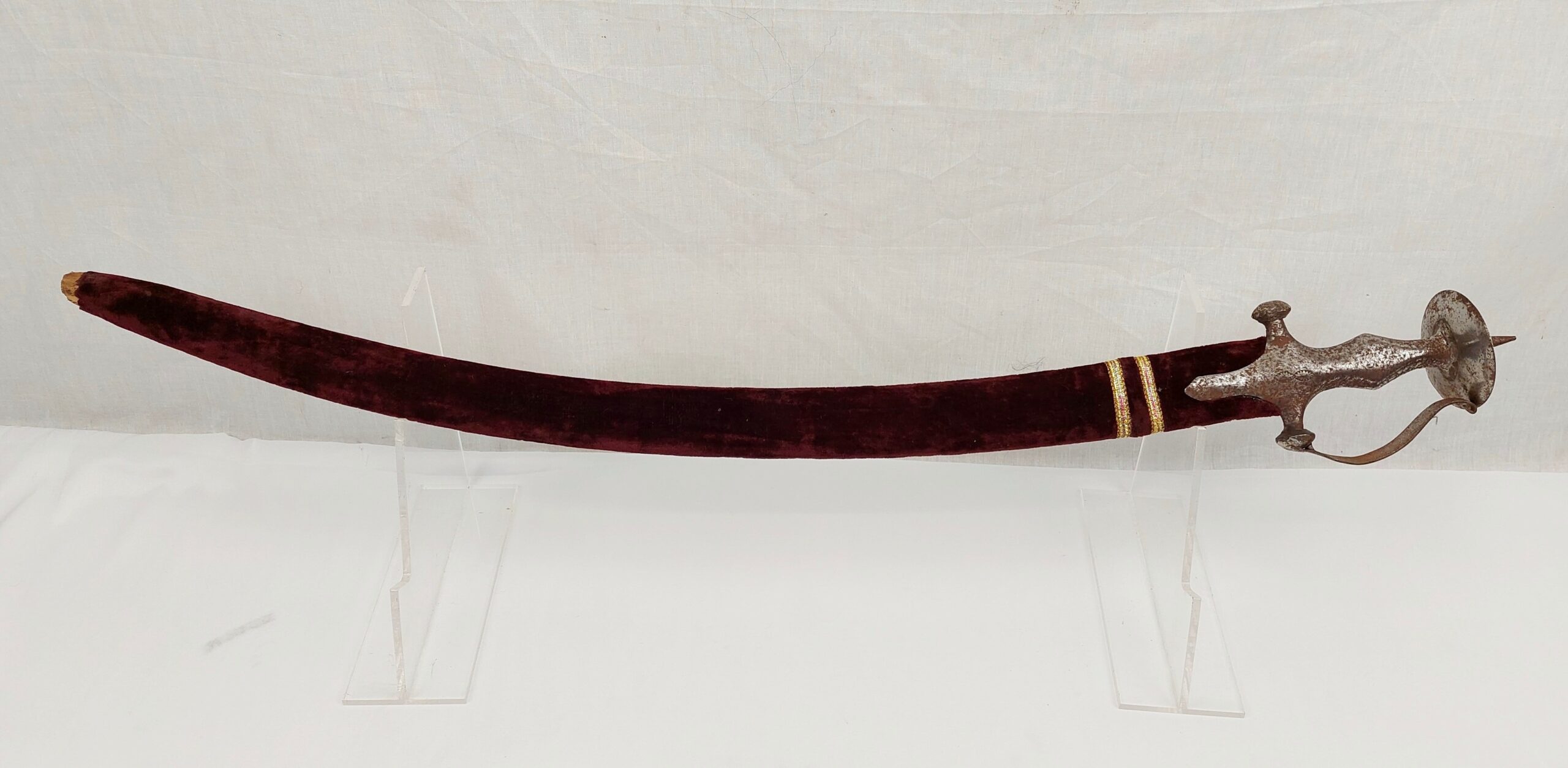 Antique Indian Tulwar And Scabbard #4 - Image 2