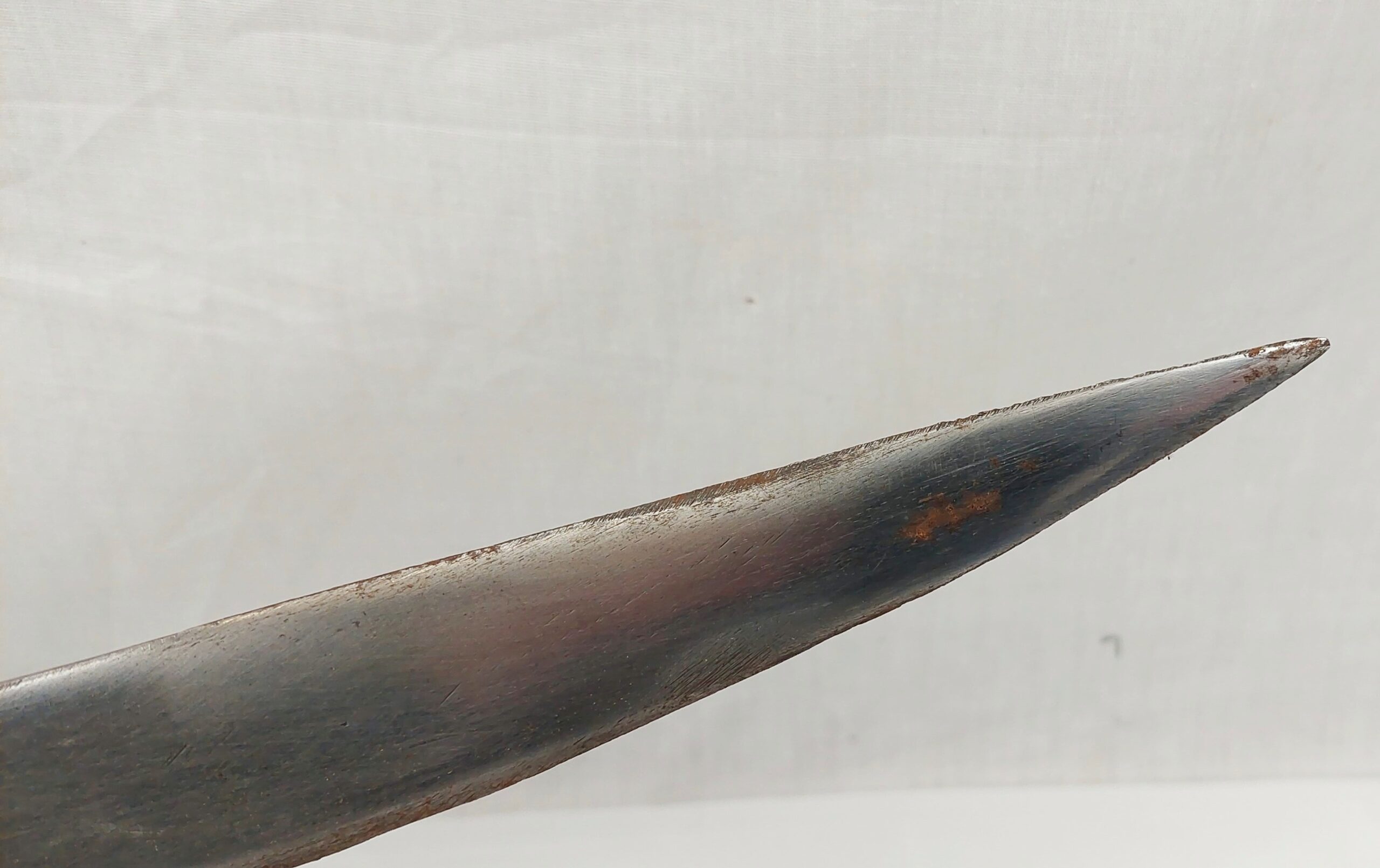 Antique Indian Tulwar And Scabbard #4 - Image 15