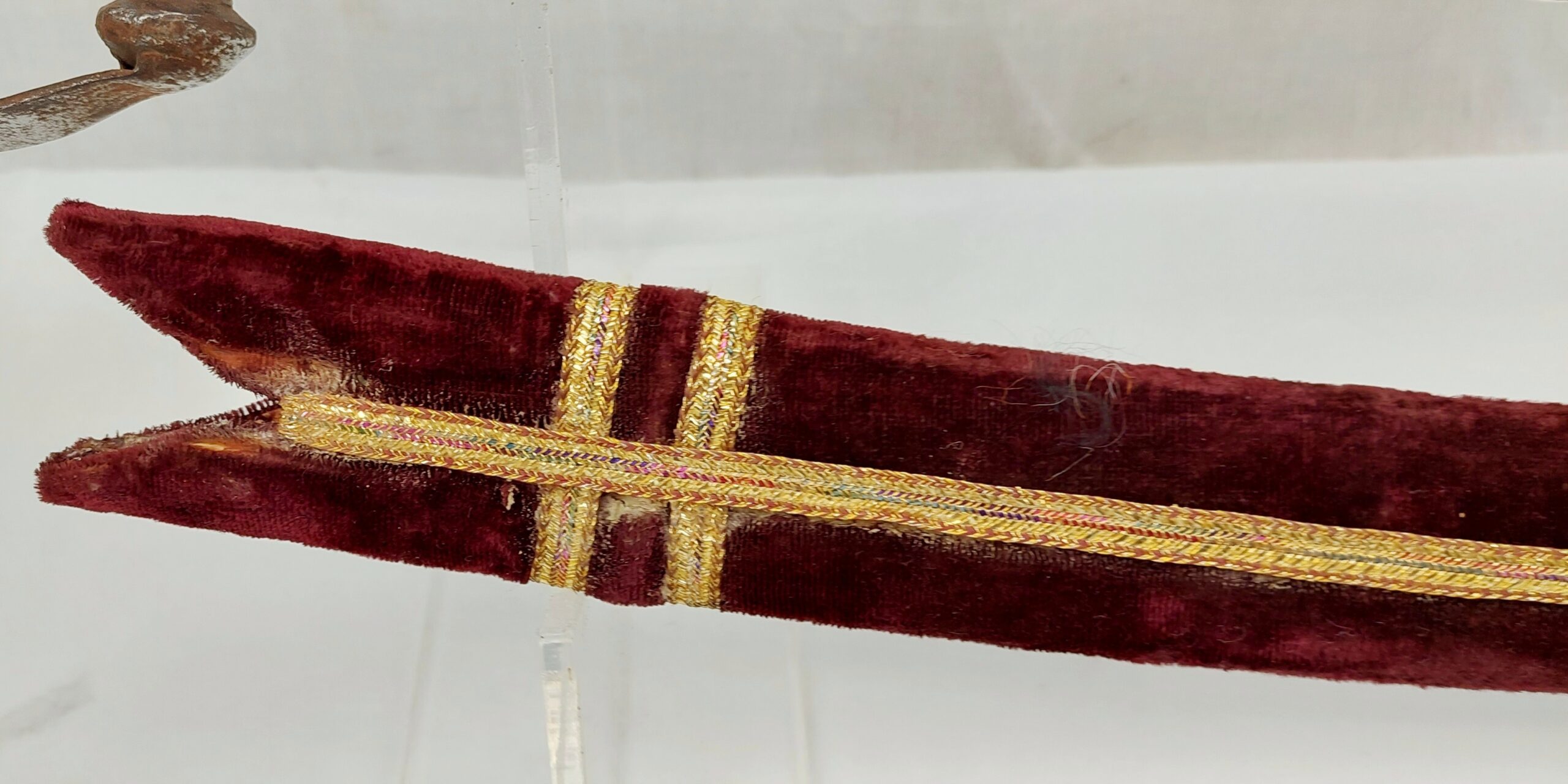 Antique Indian Tulwar And Scabbard #4 - Image 14