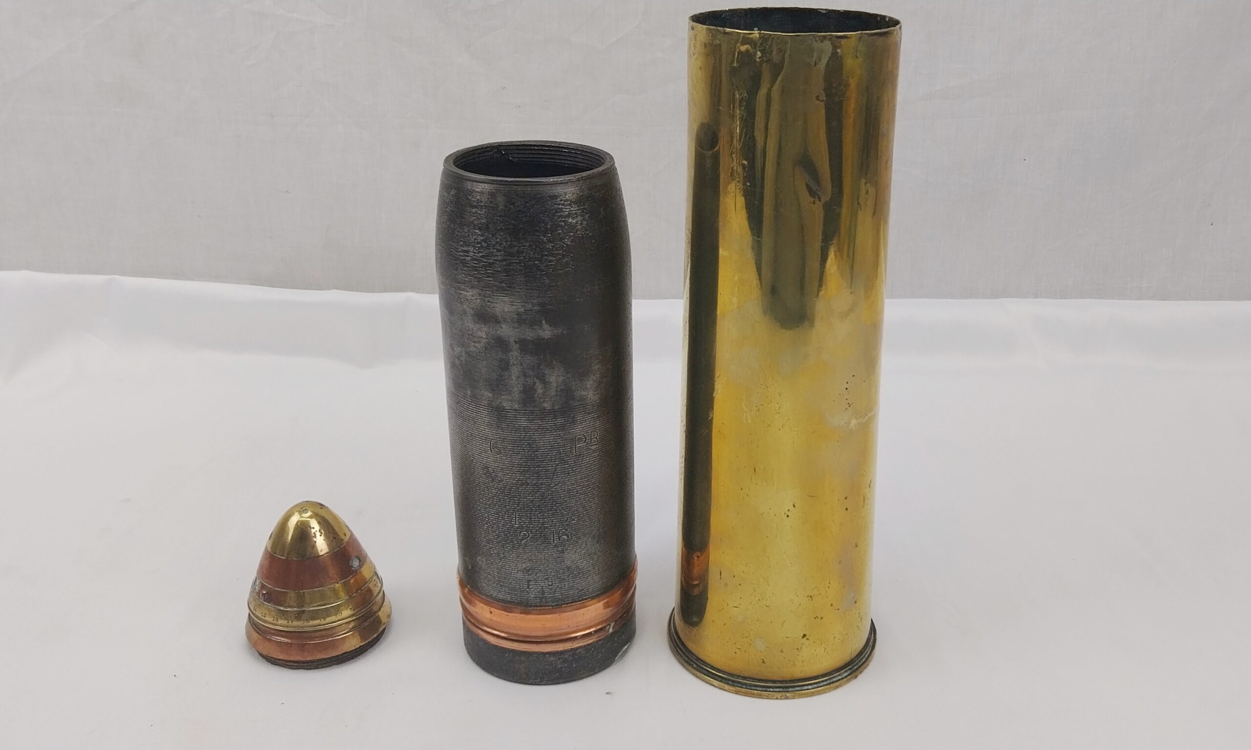 British WW1 QF 18 Pounder Shrapnel Shell - Image 2
