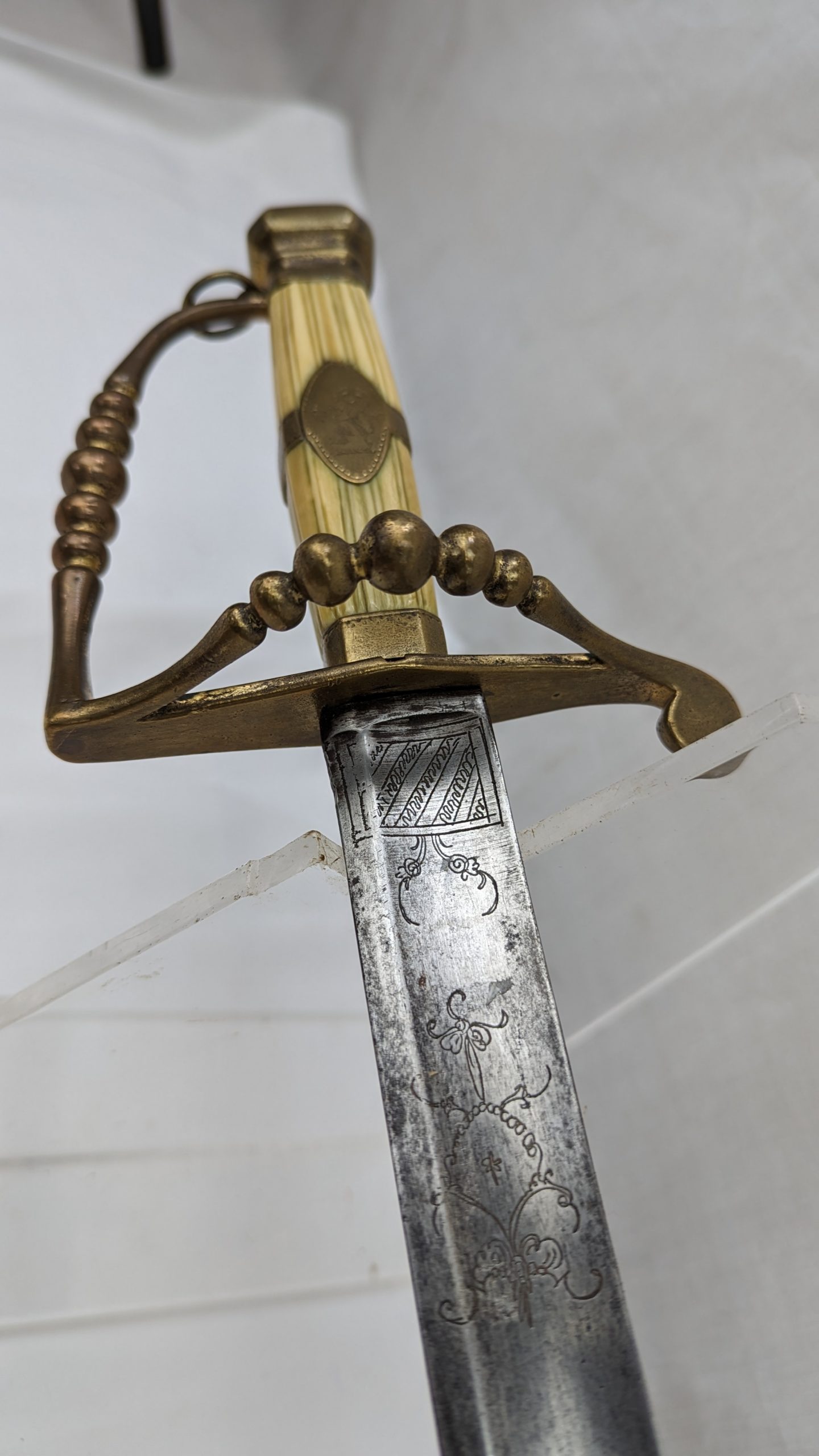 Circa 1800 East India Company Naval Officers Spadroon Sword - Image 10