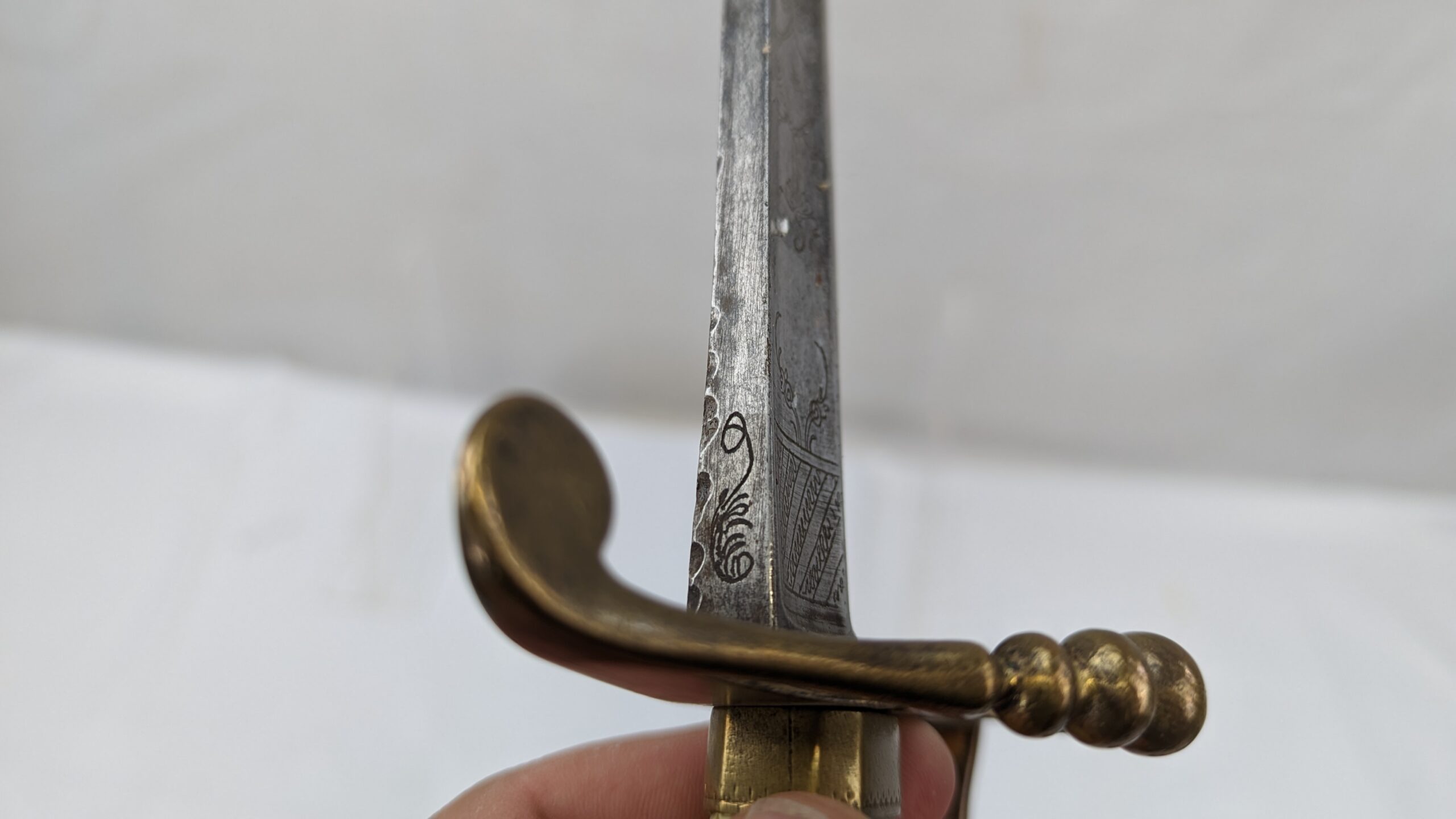 Circa 1800 East India Company Naval Officers Spadroon Sword - Image 9