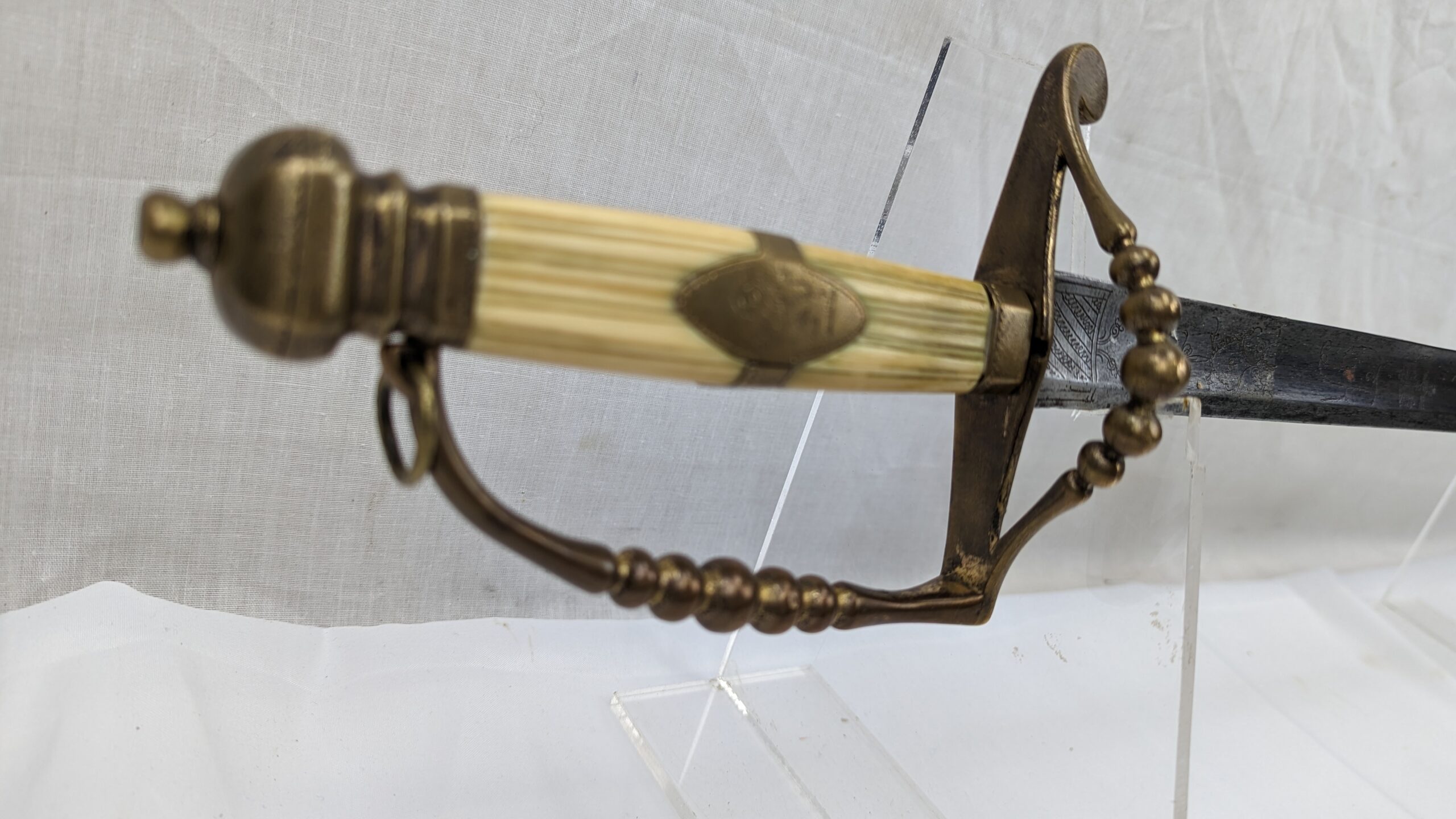 Circa 1800 East India Company Naval Officers Spadroon Sword - Image 18