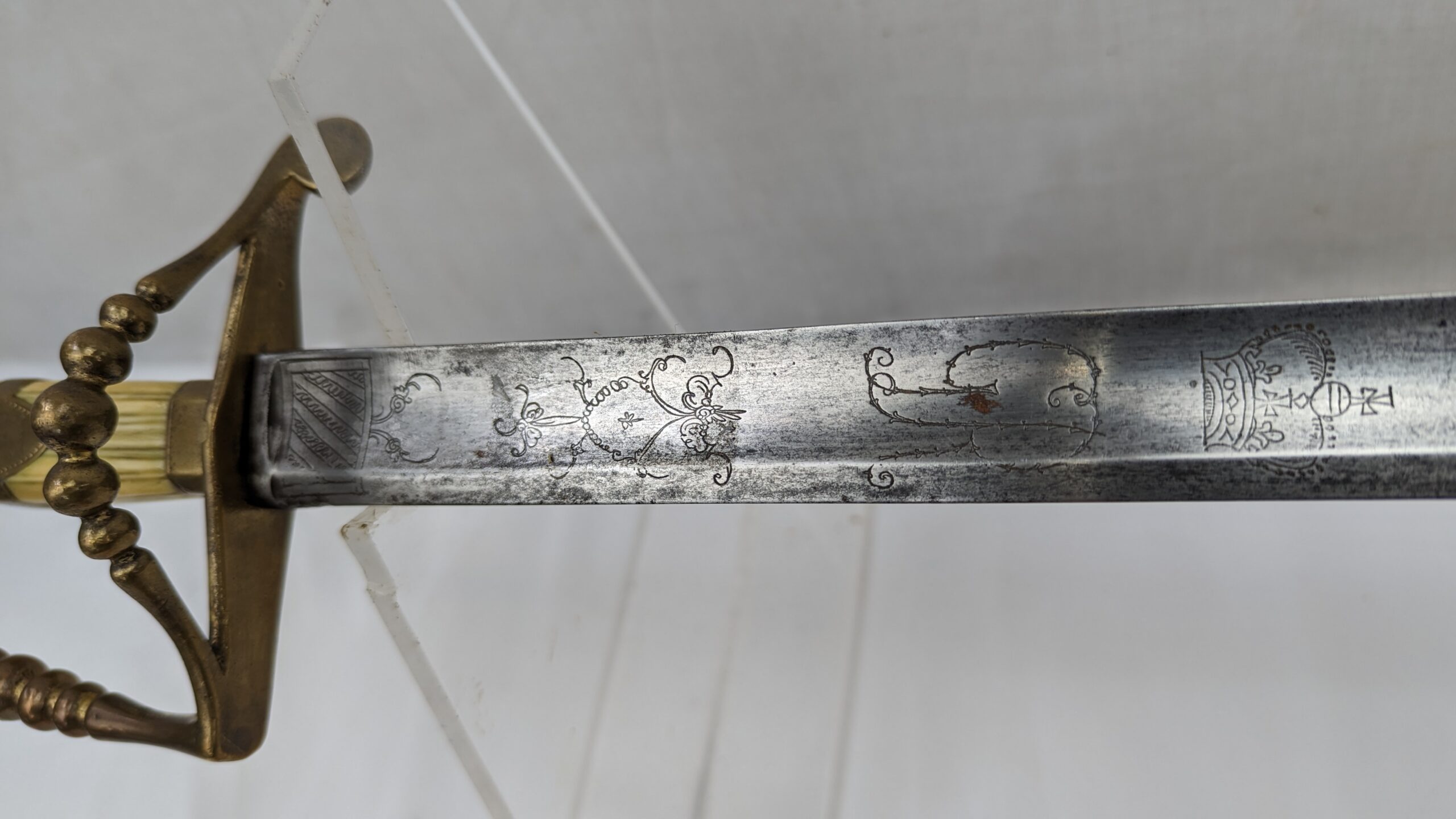 Circa 1800 East India Company Naval Officers Spadroon Sword - Image 16
