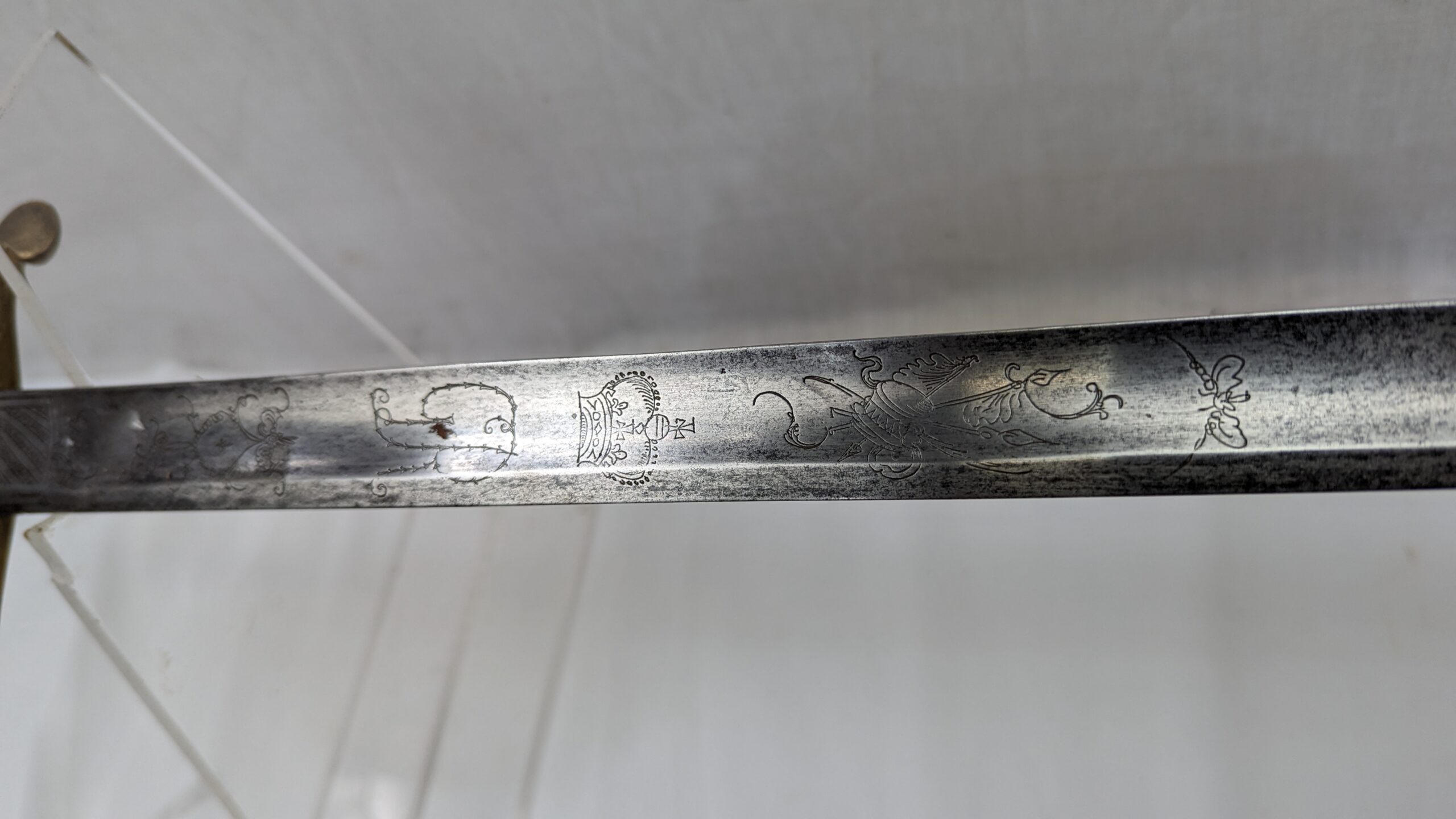 Circa 1800 East India Company Naval Officers Spadroon Sword - Image 15