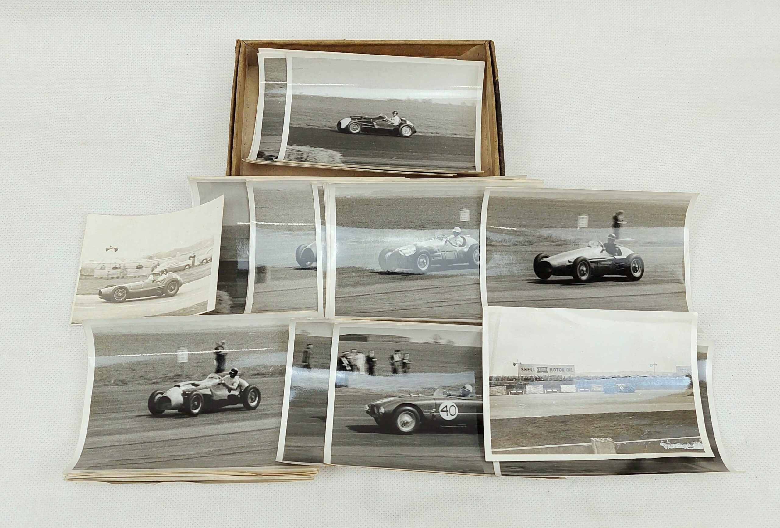 Collection Of 50 1950s Goodwood Racing Car Photographs