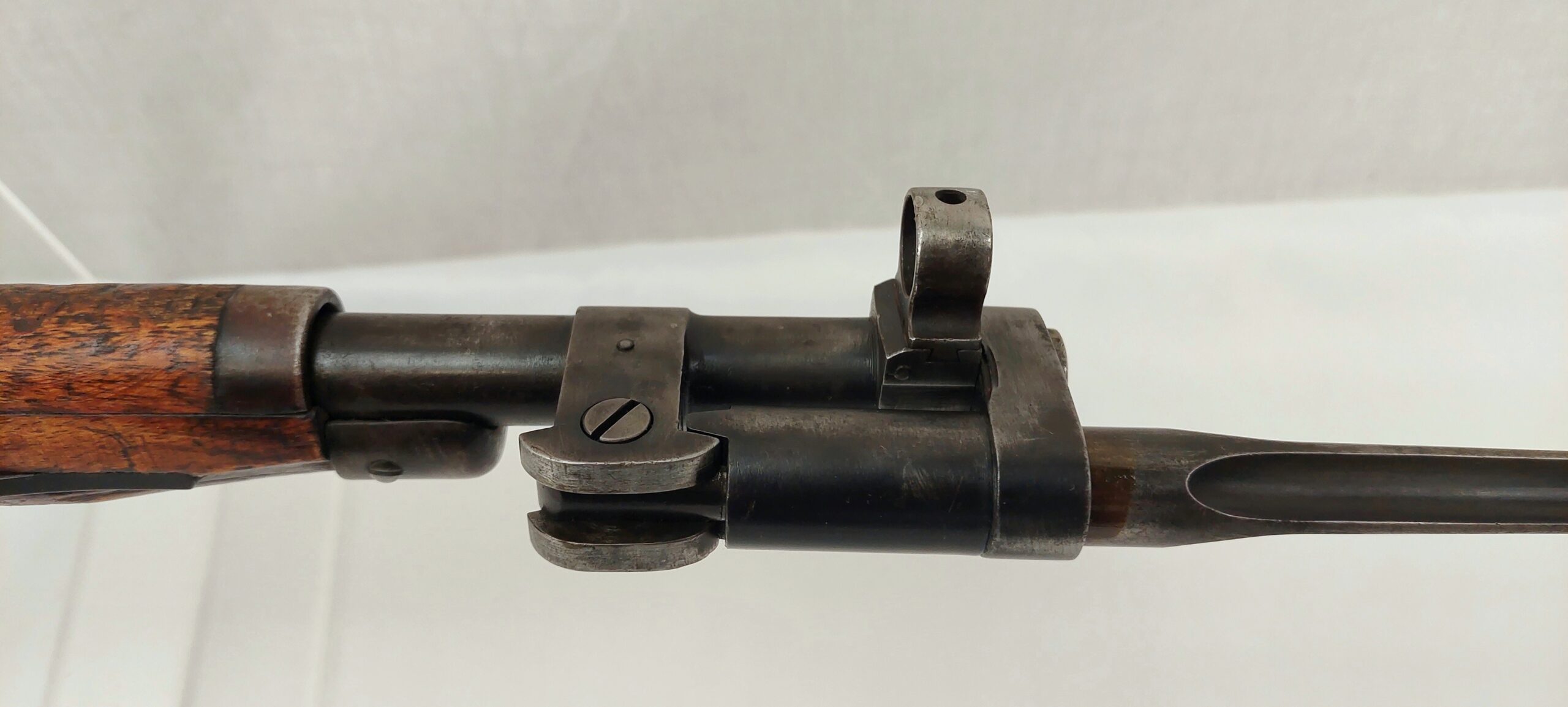 Deactivated 1955 M1944 Russian Chinese Issued Mosin Nagant Carbine Rifle With Folding Bayonet - Image 17