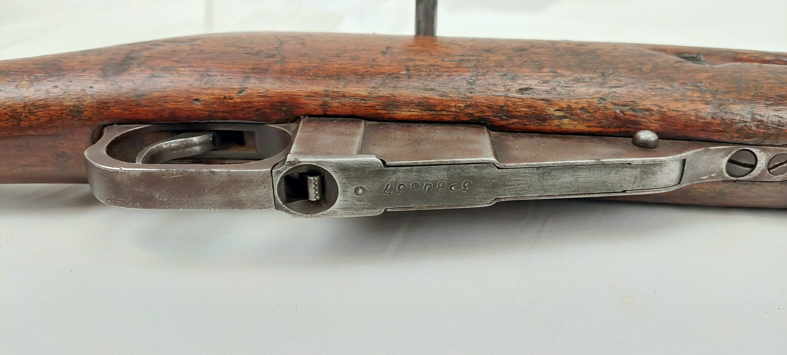 Deactivated 1955 M1944 Russian Chinese Issued Mosin Nagant Carbine Rifle With Folding Bayonet - Image 15
