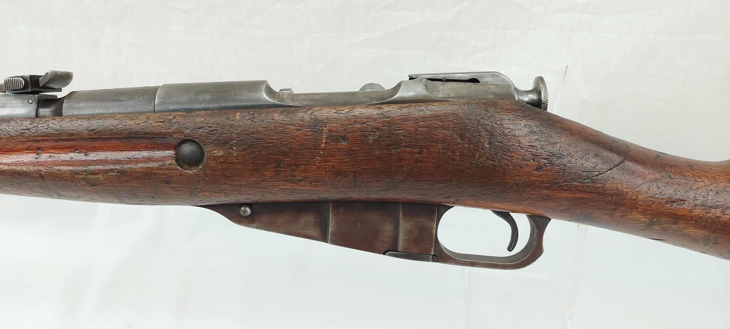 Deactivated 1955 M1944 Russian Chinese Issued Mosin Nagant Carbine Rifle With Folding Bayonet - Image 10