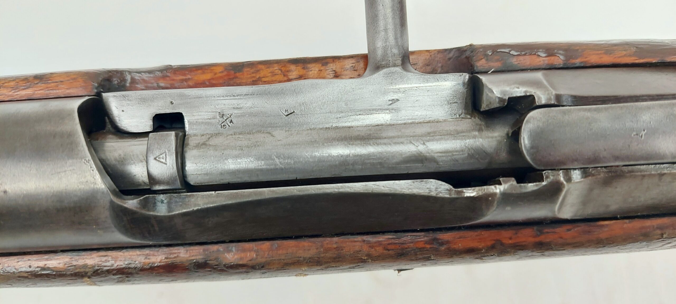 Deactivated 1955 M1944 Russian Chinese Issued Mosin Nagant Carbine Rifle With Folding Bayonet - Image 5